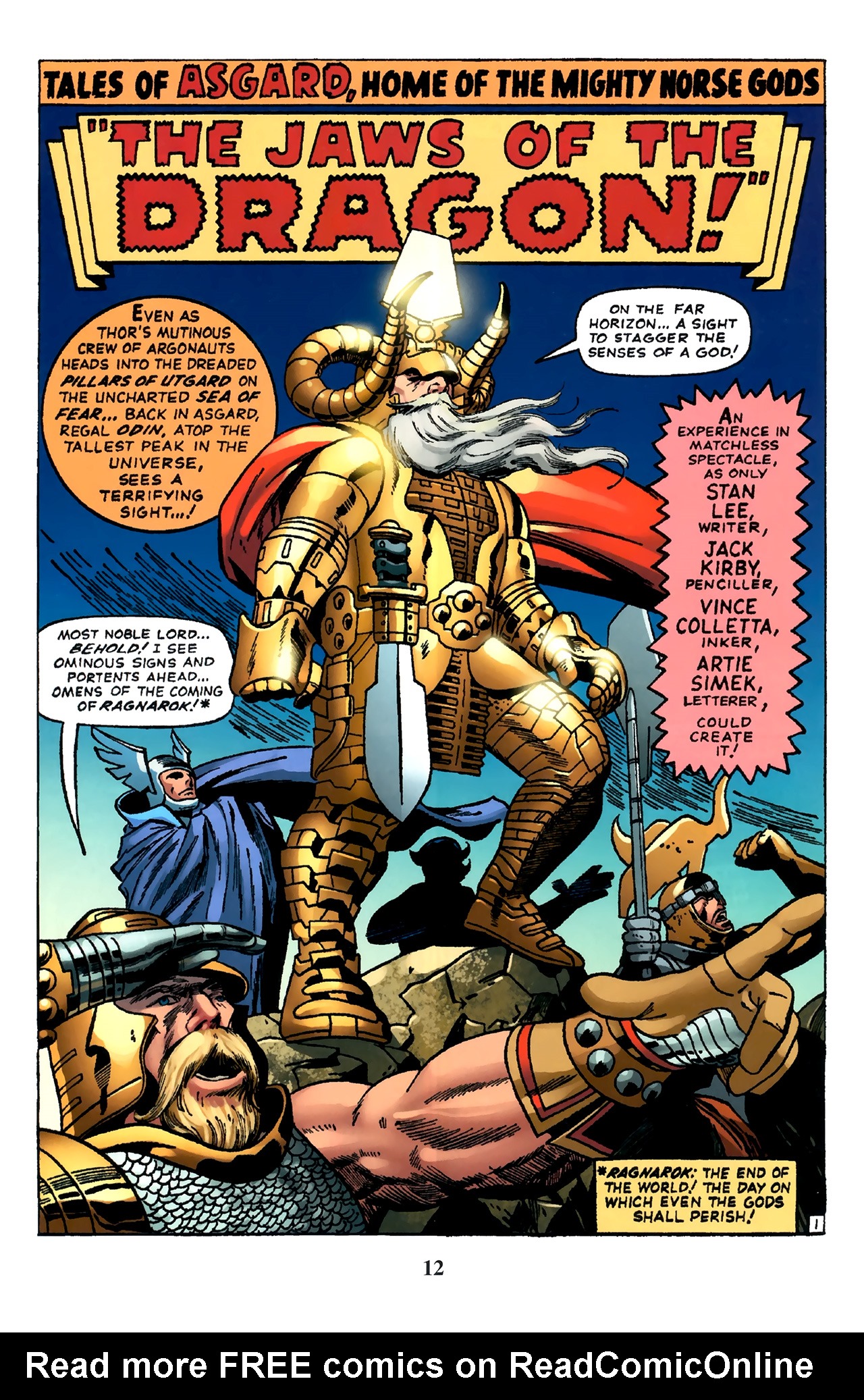 Read online Thor: Tales of Asgard by Stan Lee & Jack Kirby comic -  Issue #4 - 14