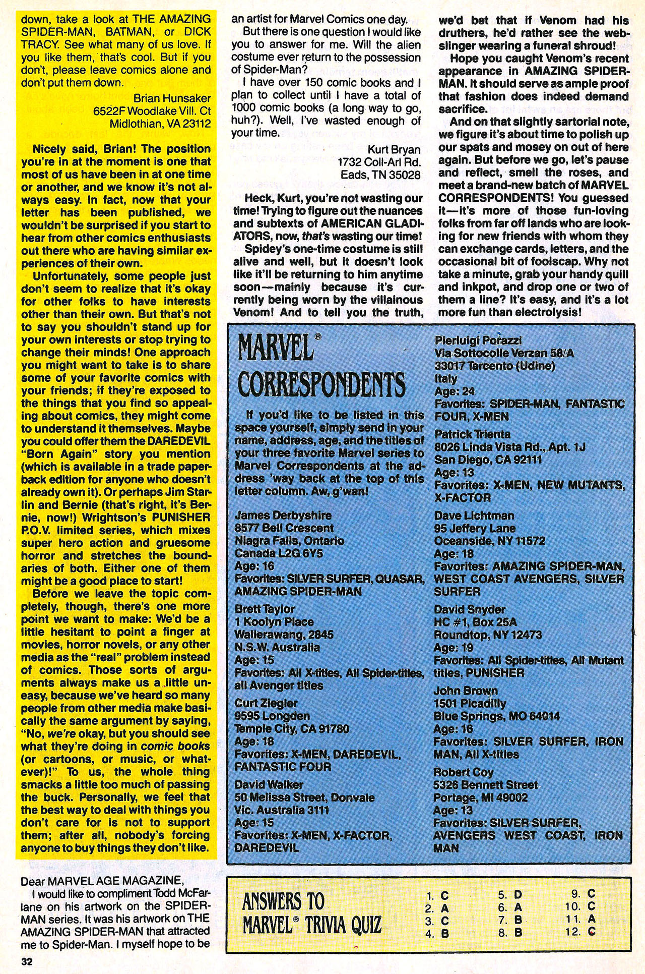 Read online Marvel Age comic -  Issue #103 - 33