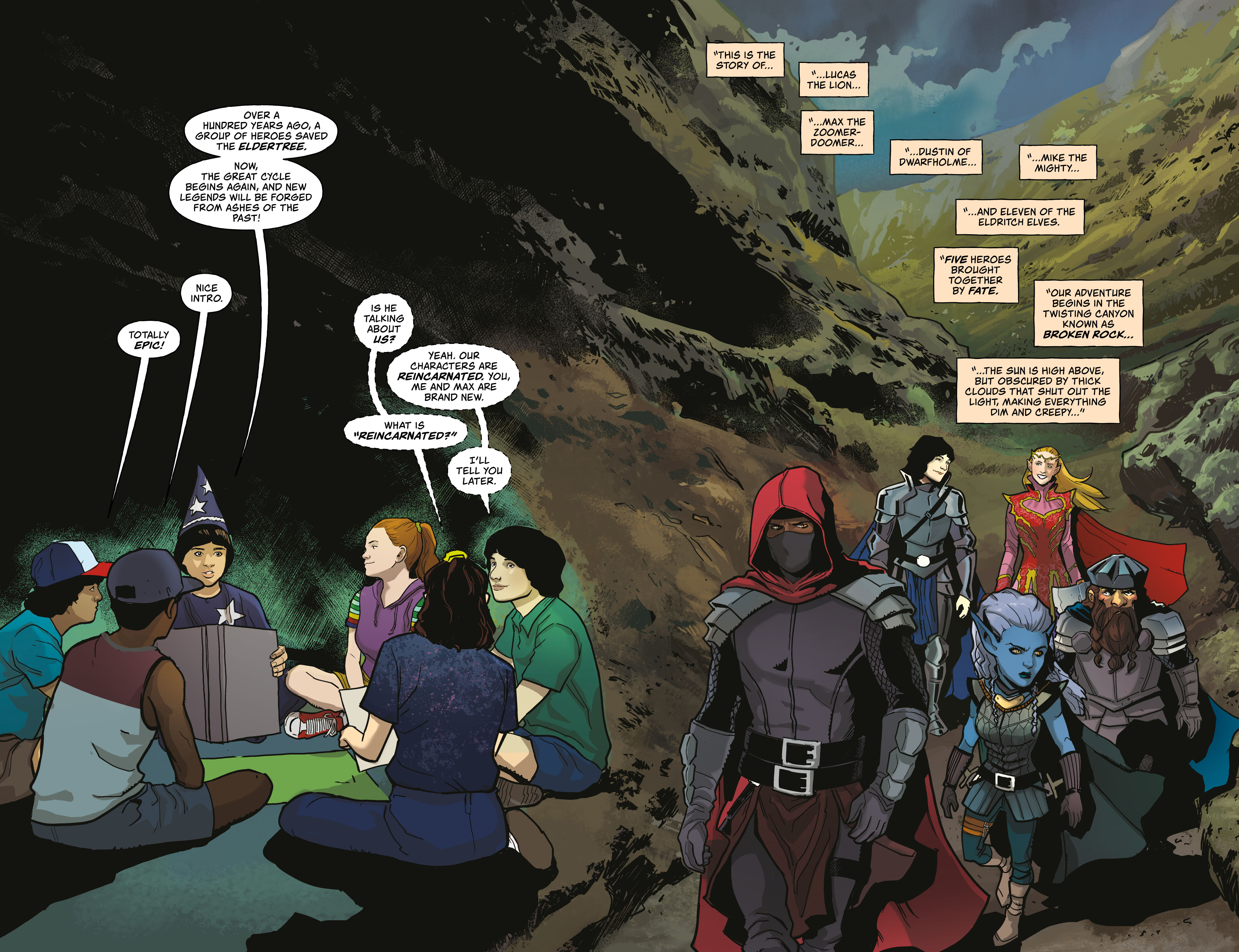 Read online Stranger Things and Dungeons & Dragons comic -  Issue #3 - 8