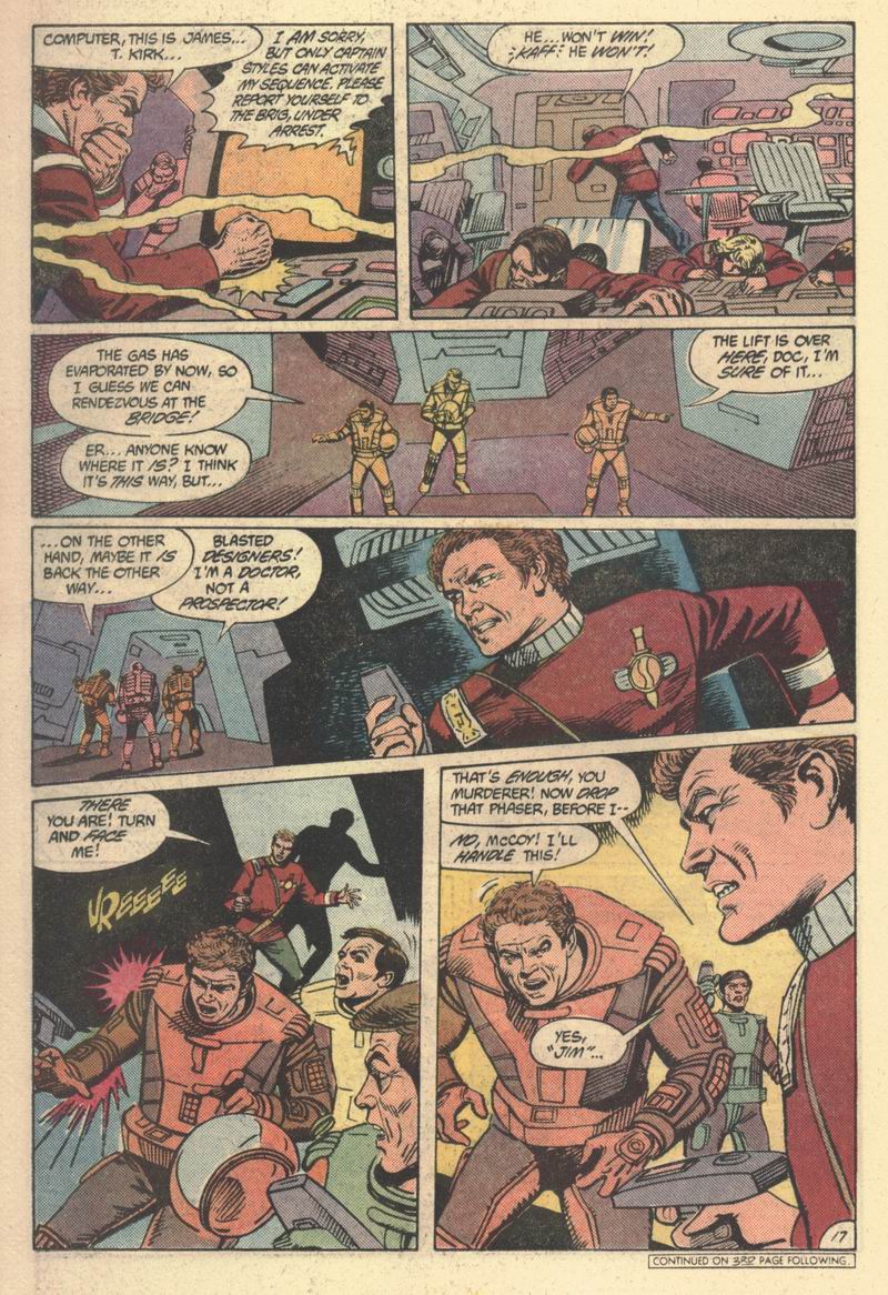 Read online Star Trek (1984) comic -  Issue #12 - 17