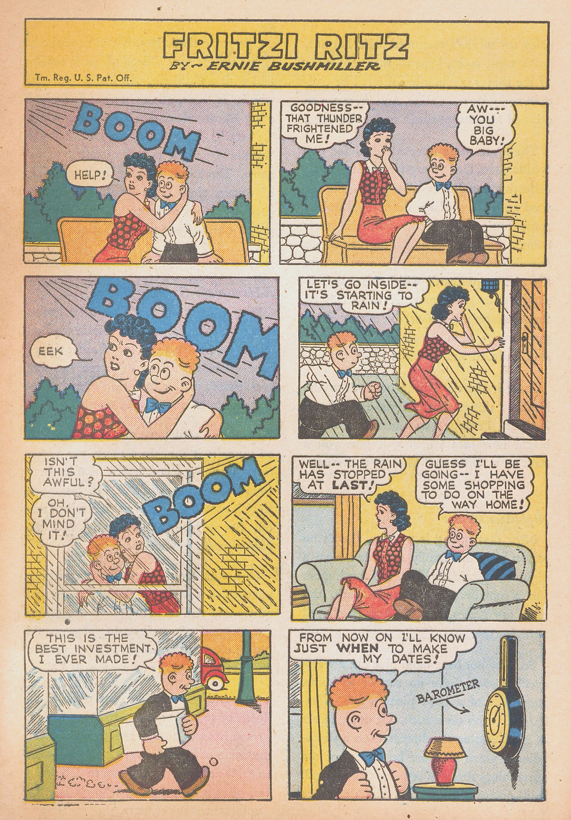 Read online Fritzi Ritz (1953) comic -  Issue #43 - 7