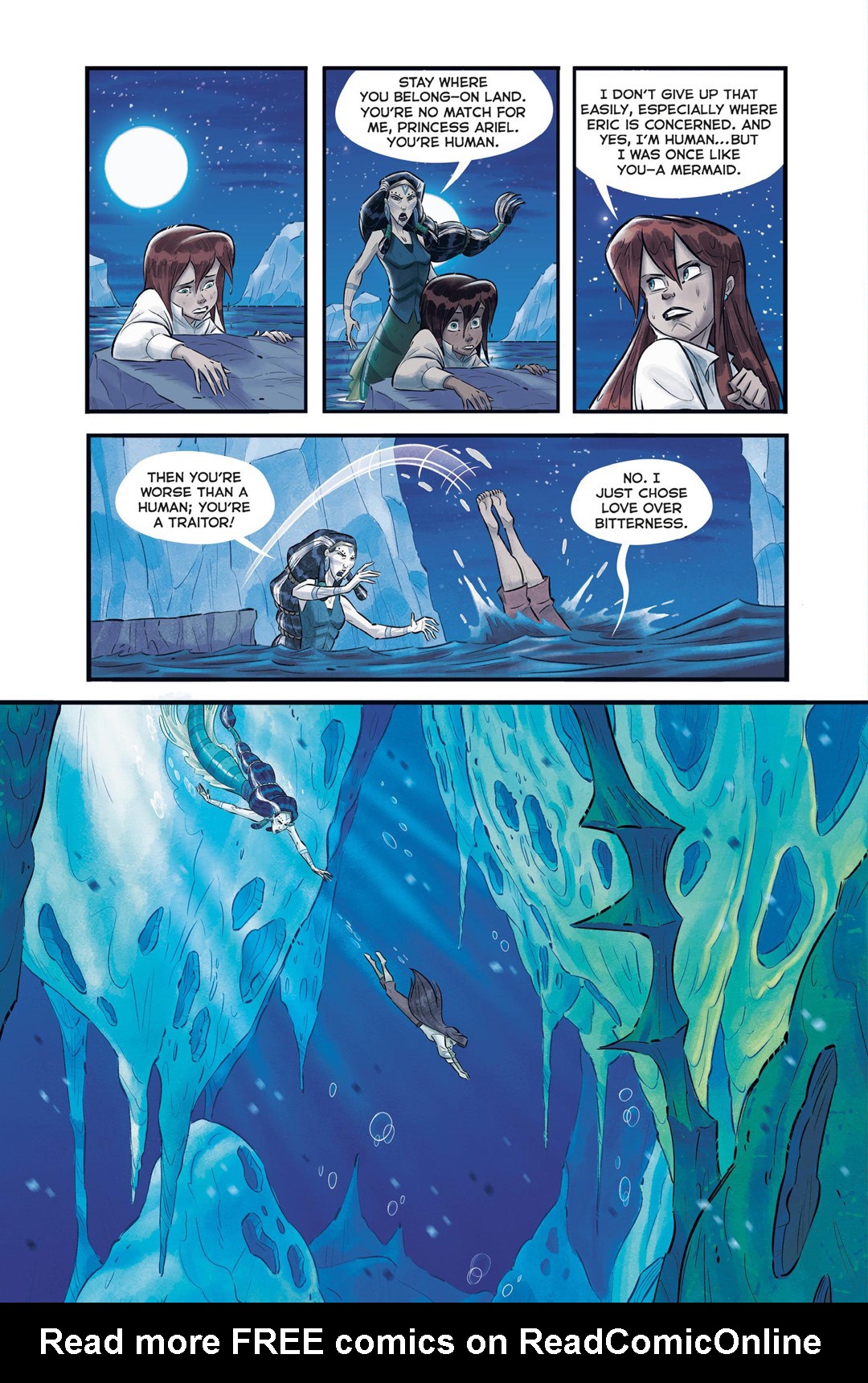 Read online Ariel and the Curse of the Sea Witches comic -  Issue # TPB - 66