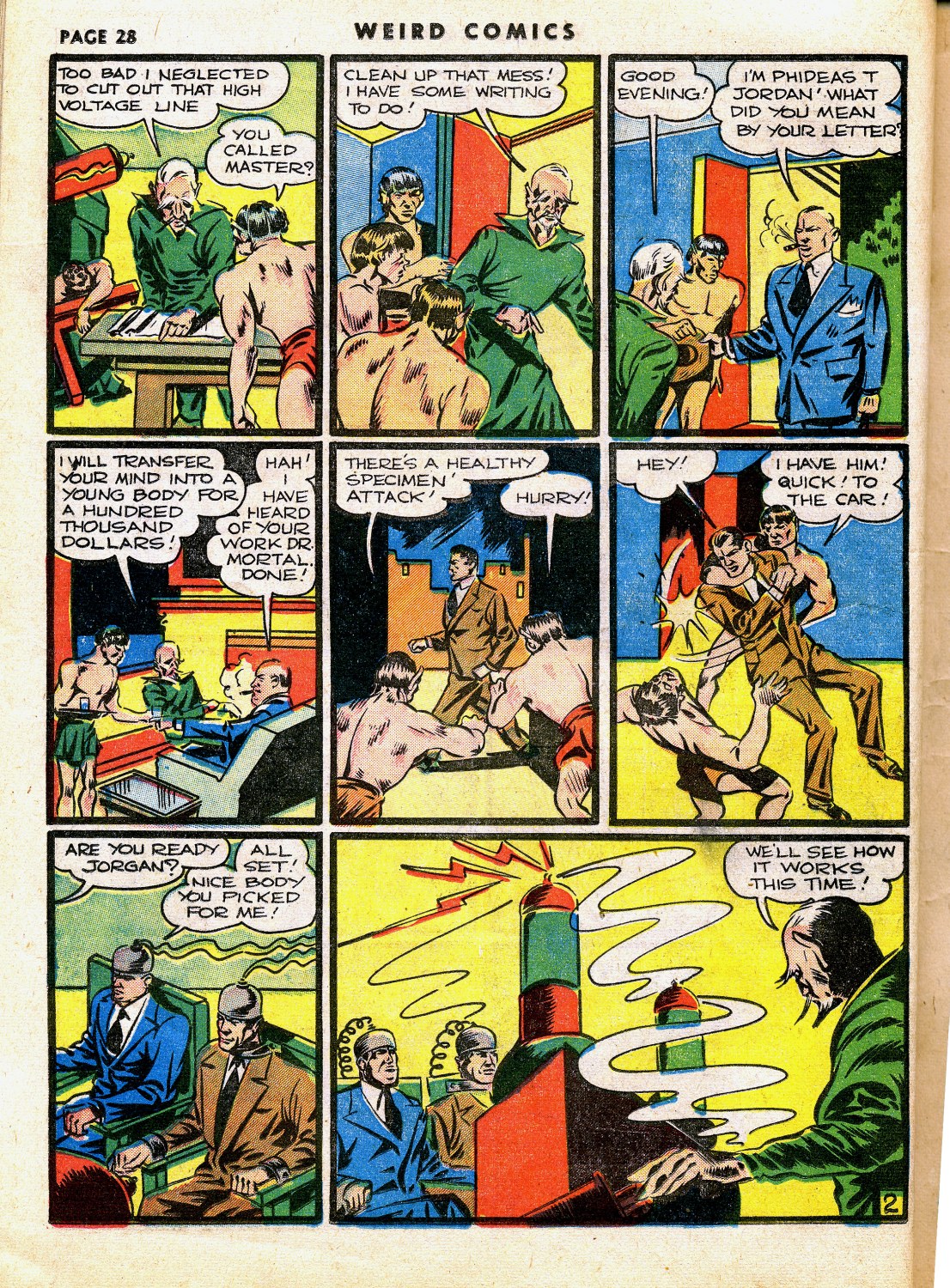 Read online Weird Comics comic -  Issue #7 - 30