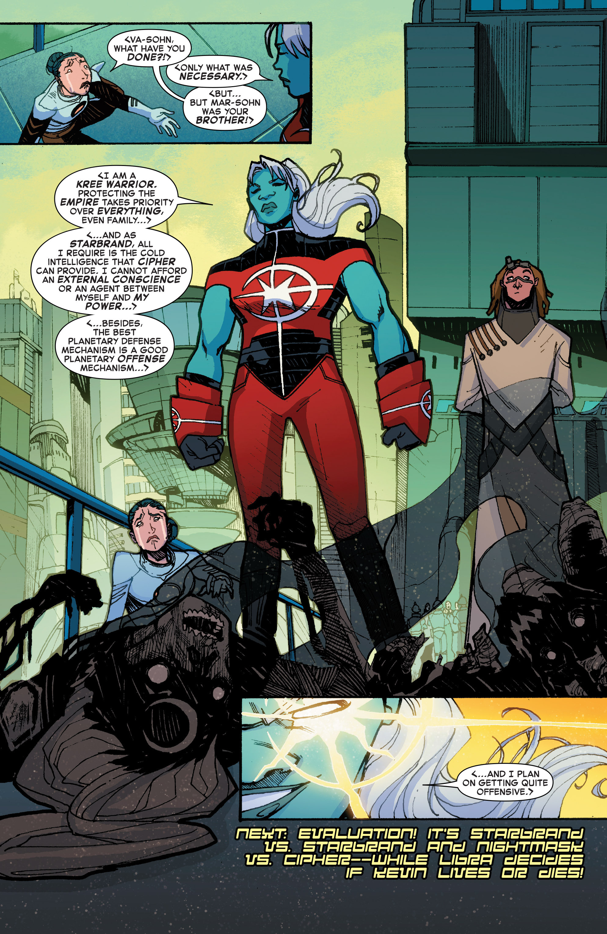 Read online Starbrand & Nightmask comic -  Issue #5 - 21