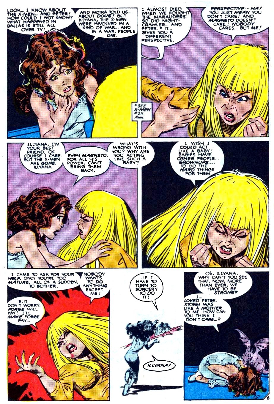 Read online The New Mutants comic -  Issue #65 - 6