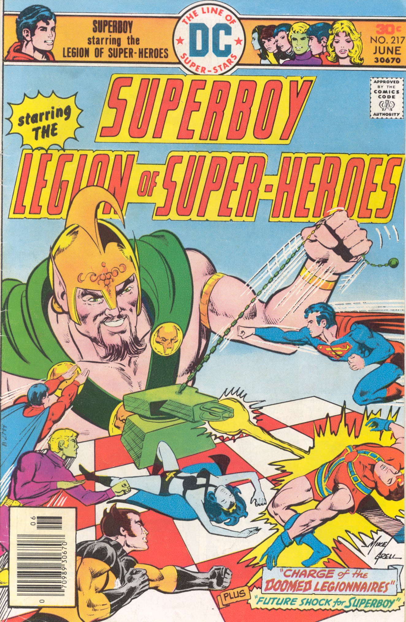 Read online Superboy (1949) comic -  Issue #217 - 1