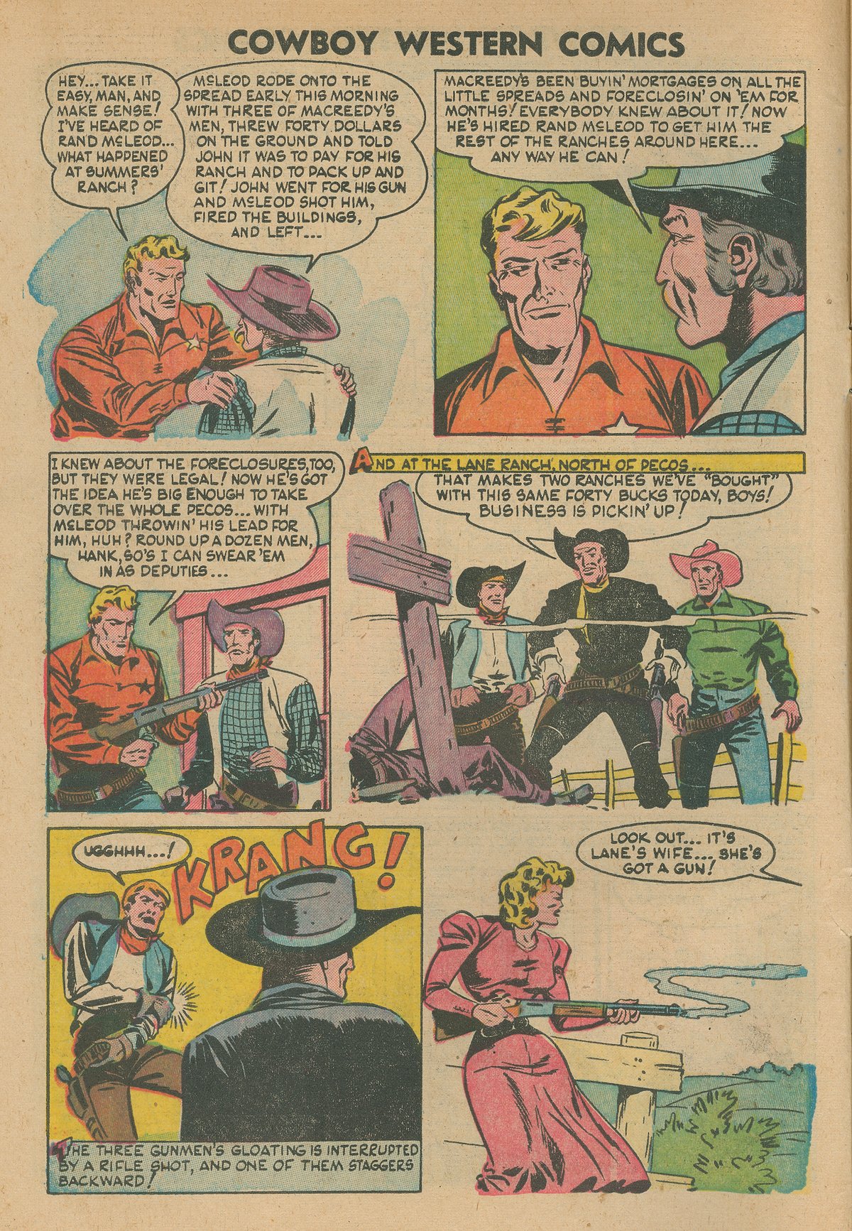 Read online Cowboy Western Heroes comic -  Issue #47 - 6