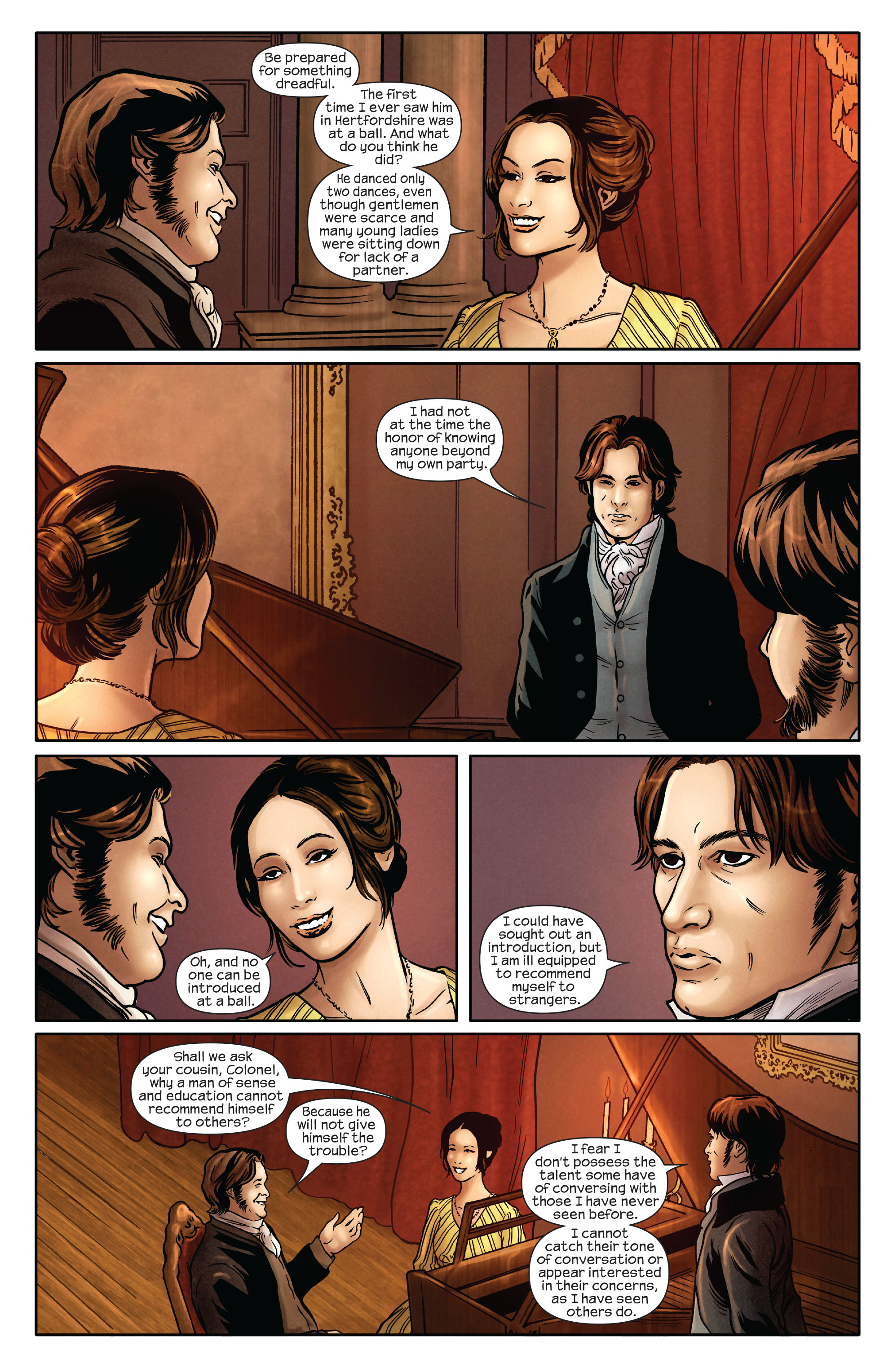 Read online Pride & Prejudice (2009) comic -  Issue #3 - 18