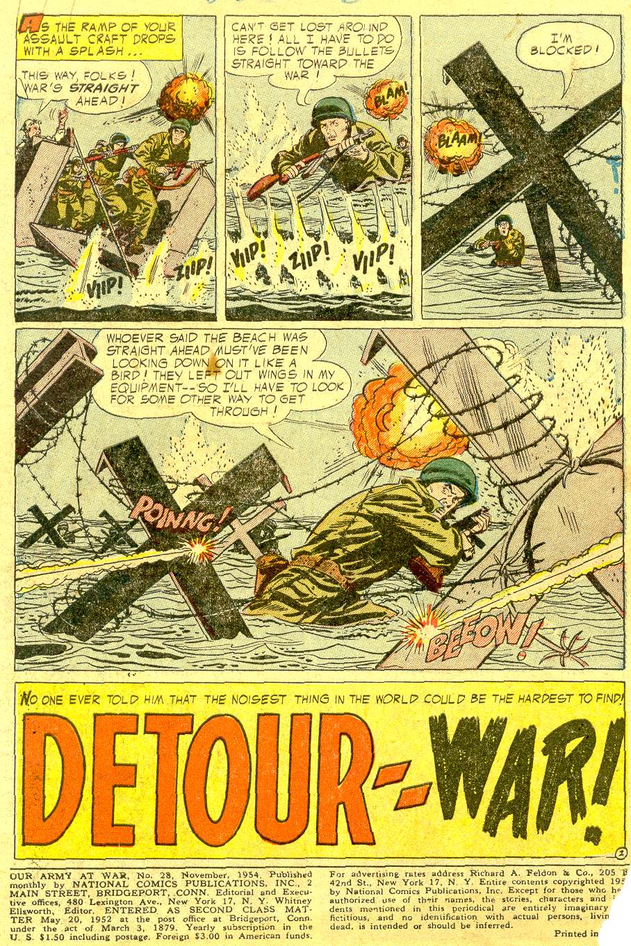 Read online Our Army at War (1952) comic -  Issue #28 - 3