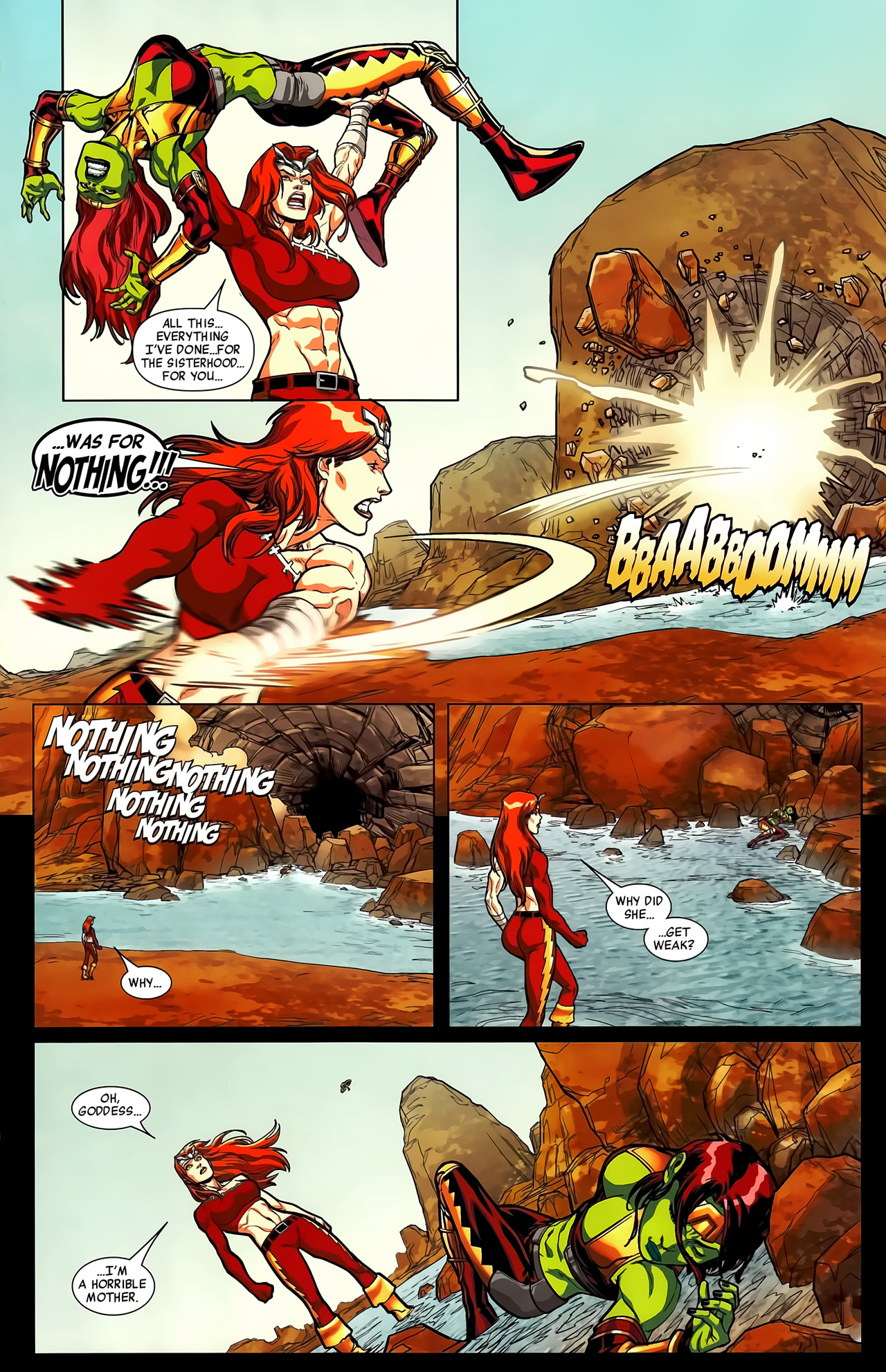 Read online Fall of the Hulks: The Savage She-Hulks comic -  Issue #1 - 10