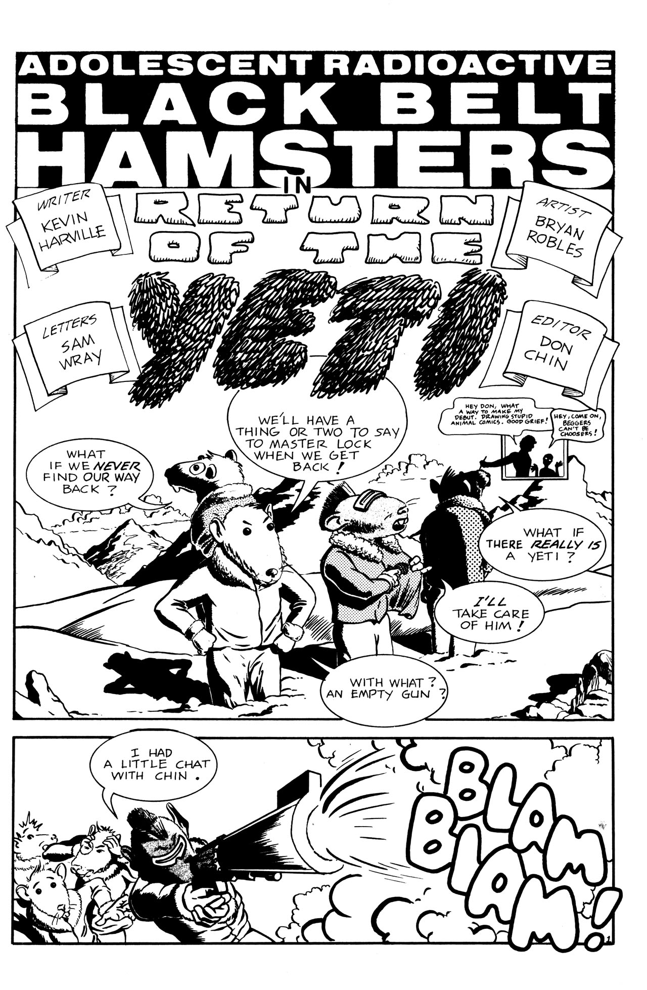 Read online Adolescent Radioactive Black Belt Hamsters comic -  Issue #3 - 29
