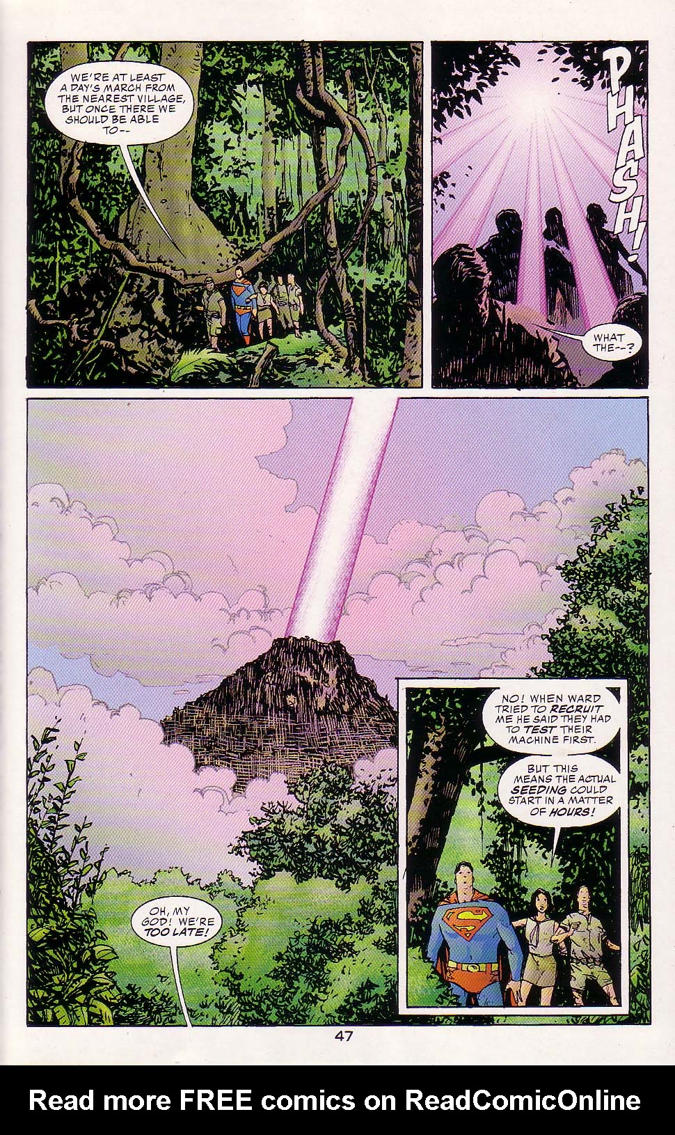 Read online Superman vs. Predator comic -  Issue #2 - 49