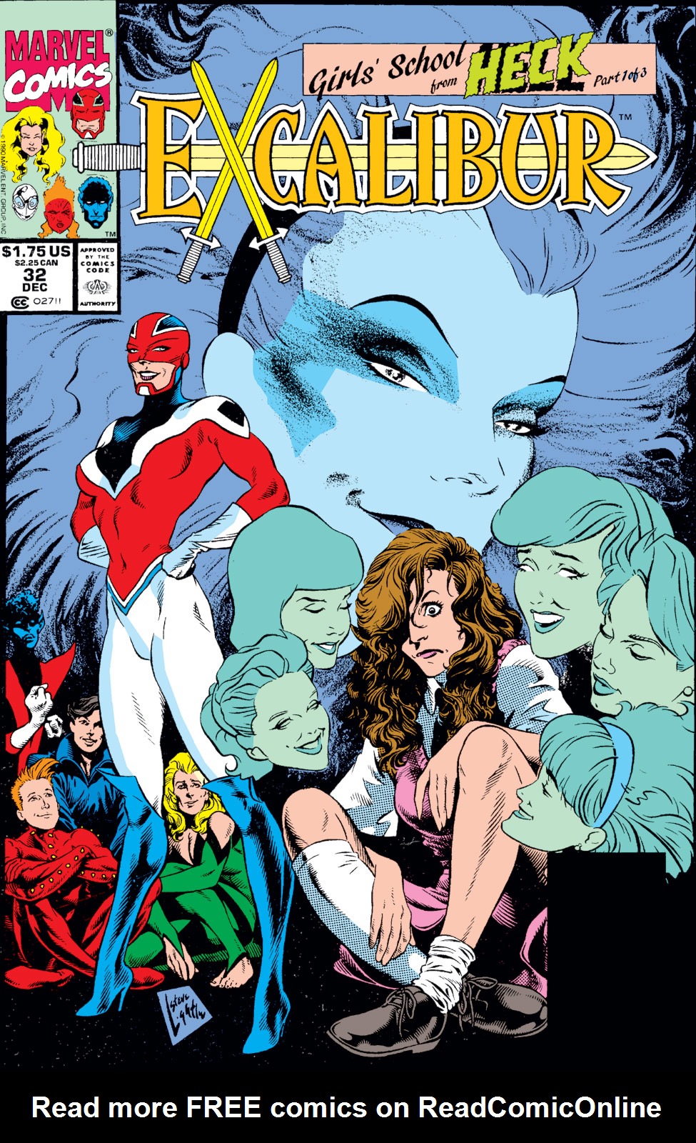 Read online Excalibur (1988) comic -  Issue #32 - 1