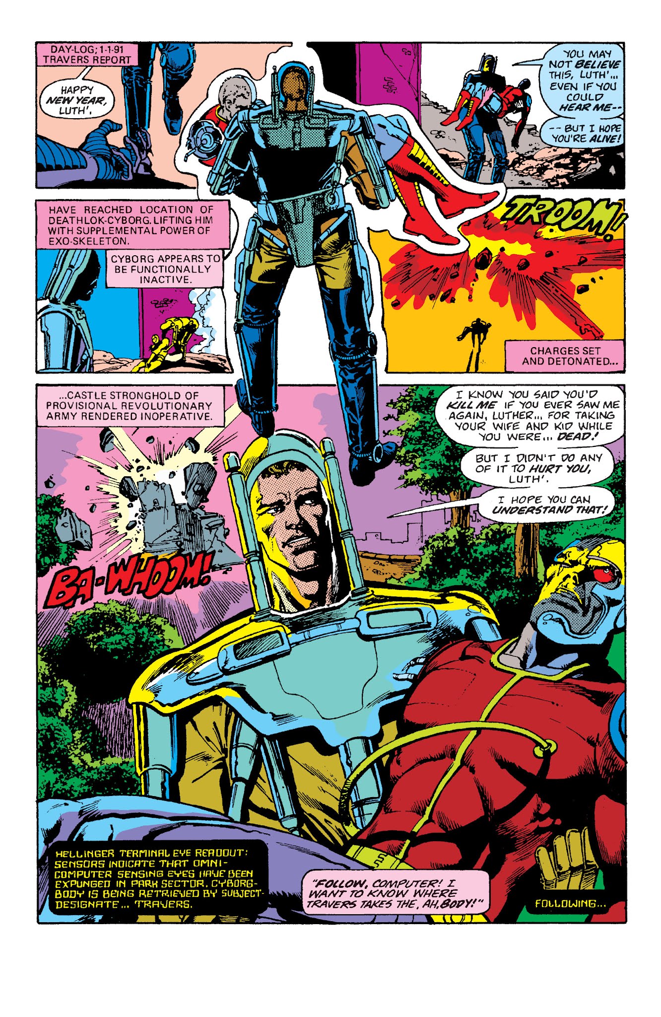 Read online Deathlok the Demolisher: The Complete Collection comic -  Issue # TPB - 142