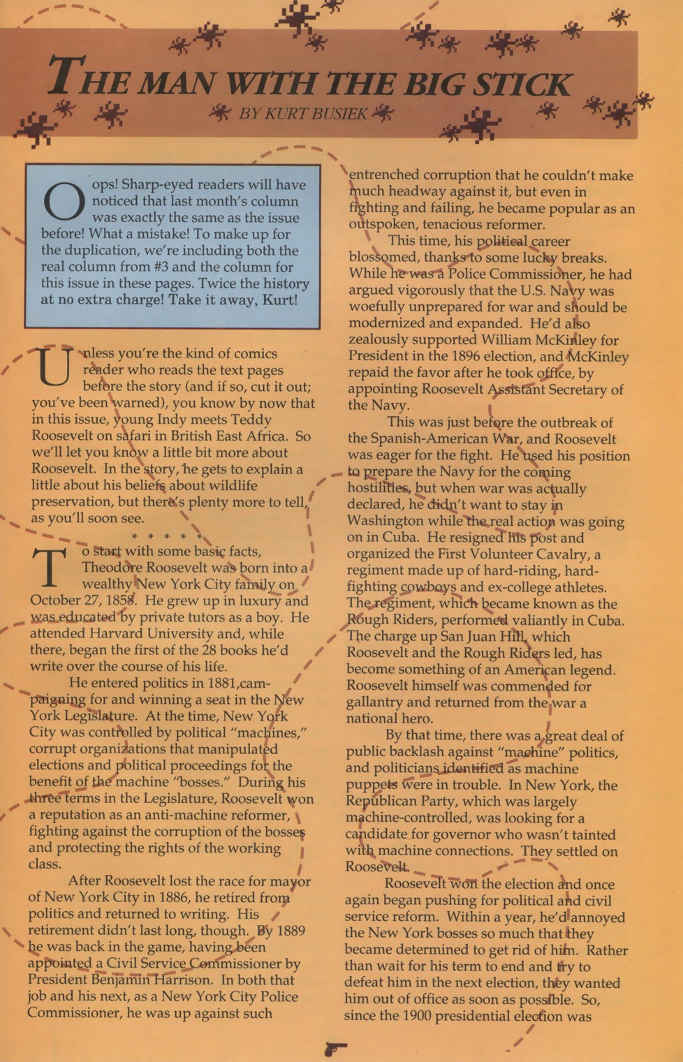 Read online Young Indiana Jones Chronicles comic -  Issue #4 - 27