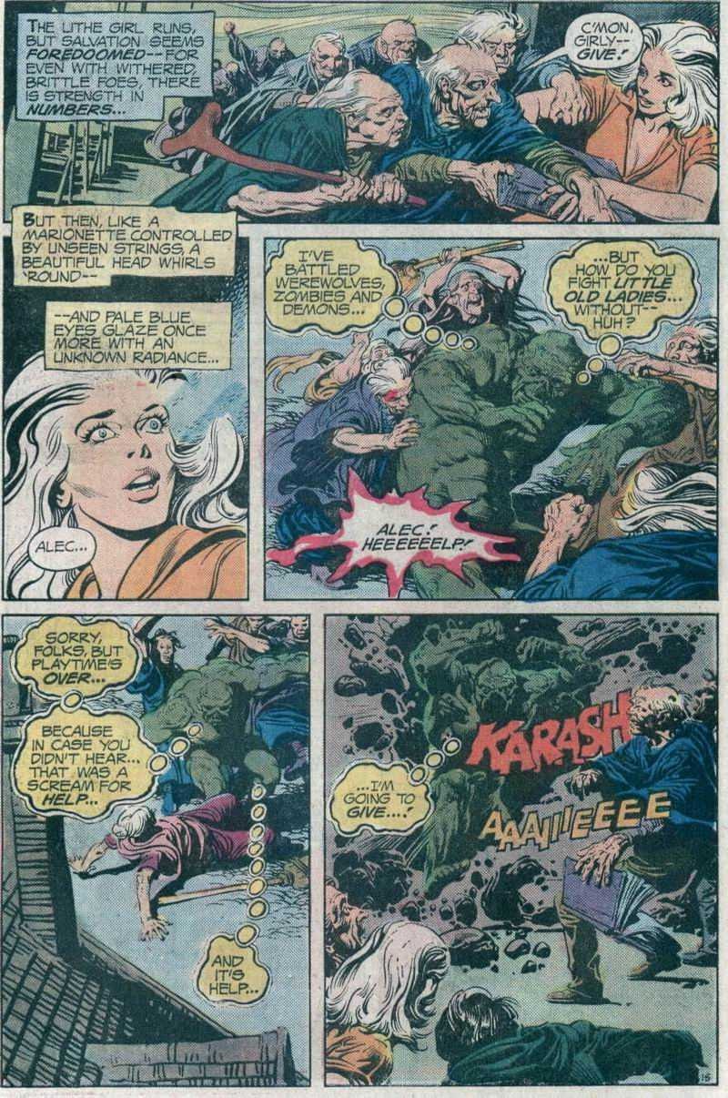Read online Swamp Thing (1972) comic -  Issue #18 - 16
