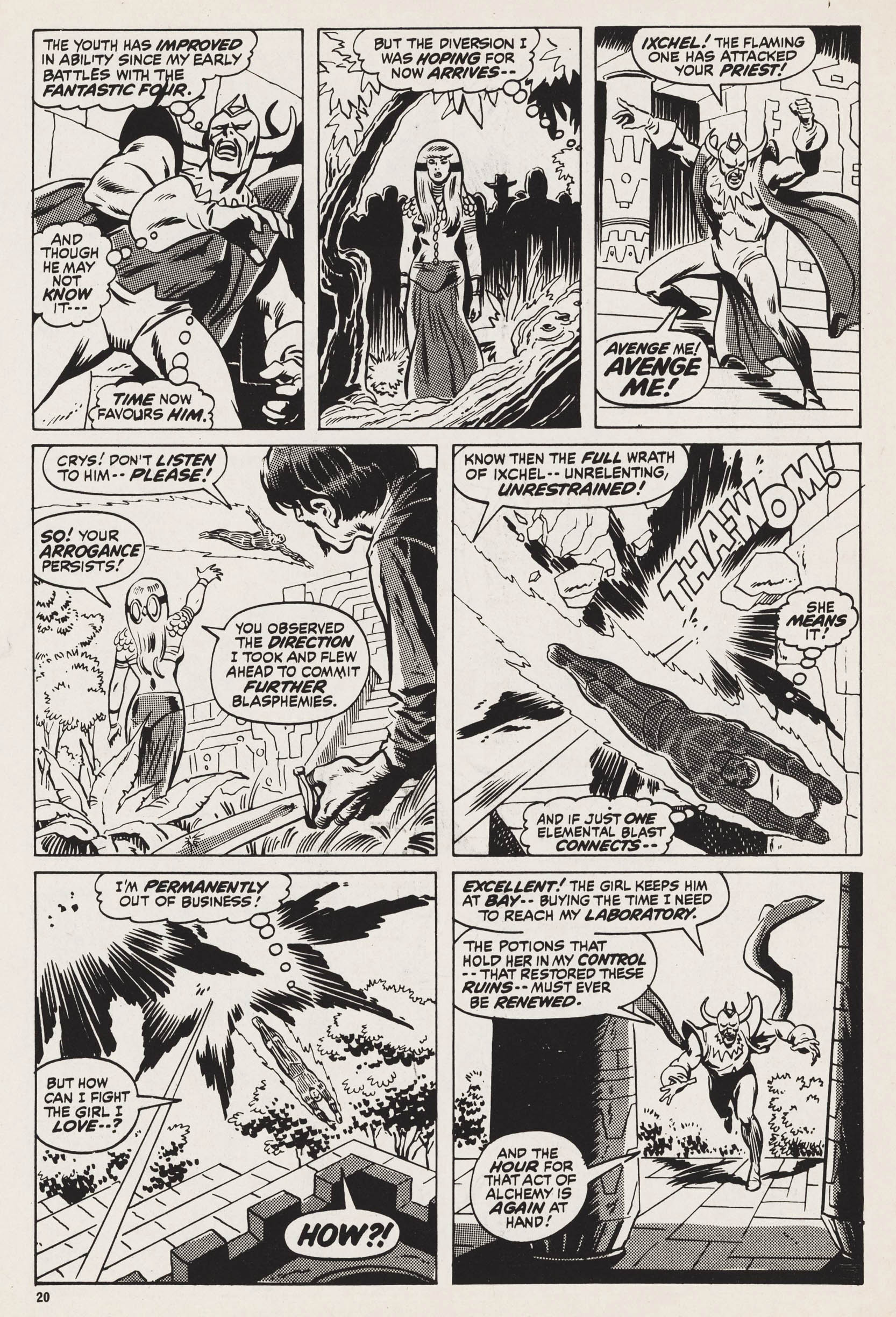Read online Captain Britain (1976) comic -  Issue #18 - 19