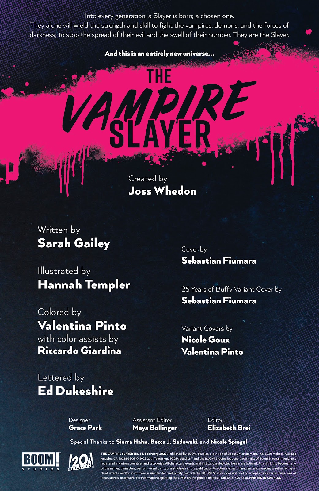 The Vampire Slayer issue 11 - Page 2