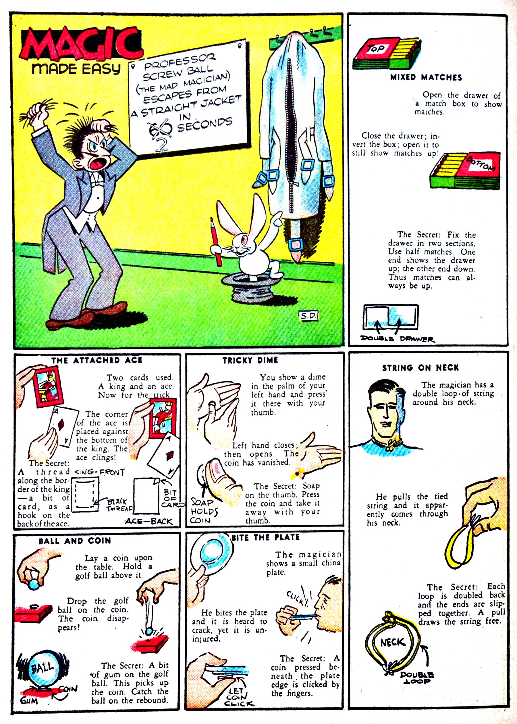 Read online Famous Funnies comic -  Issue #71 - 64