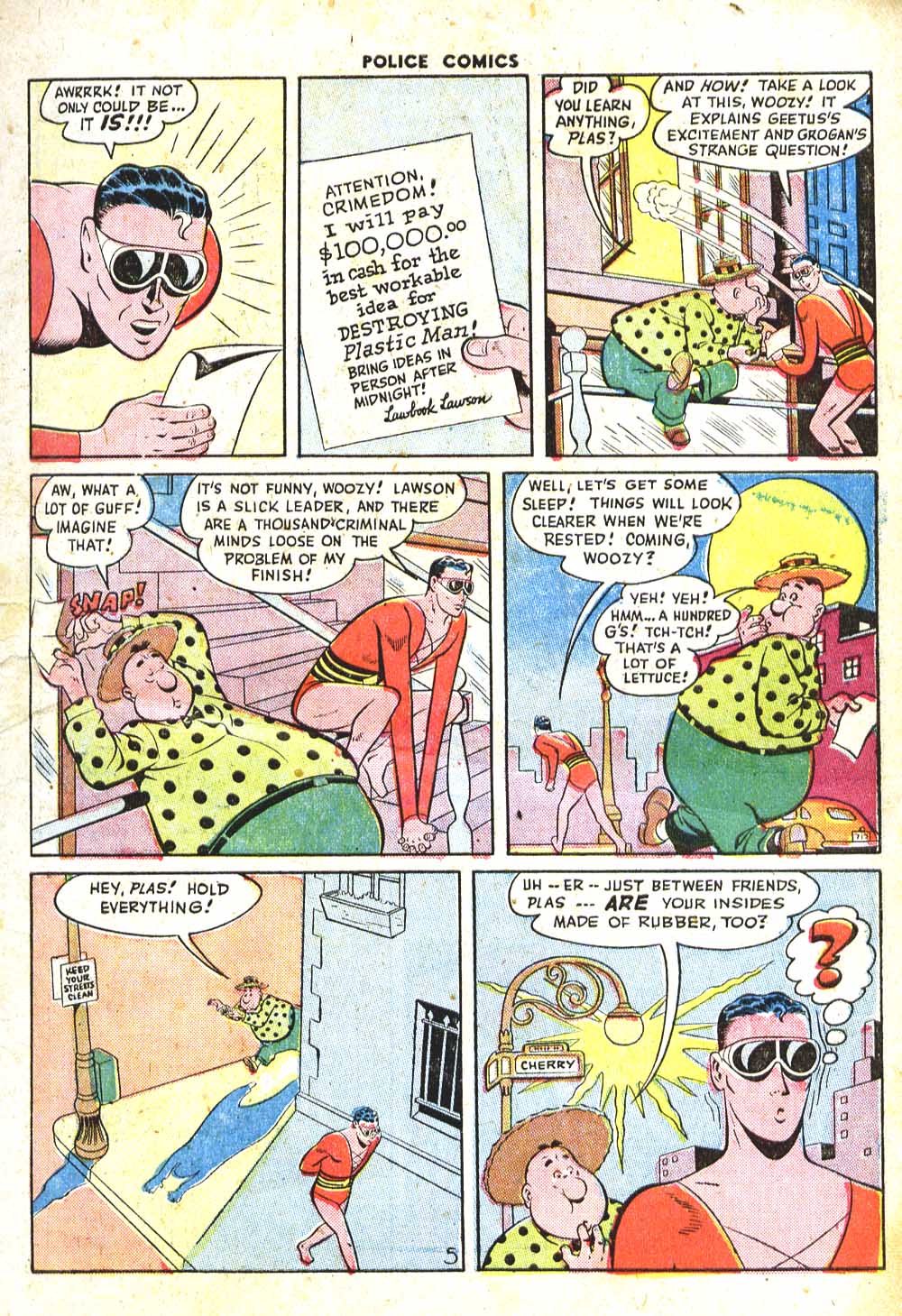 Read online Police Comics comic -  Issue #61 - 7