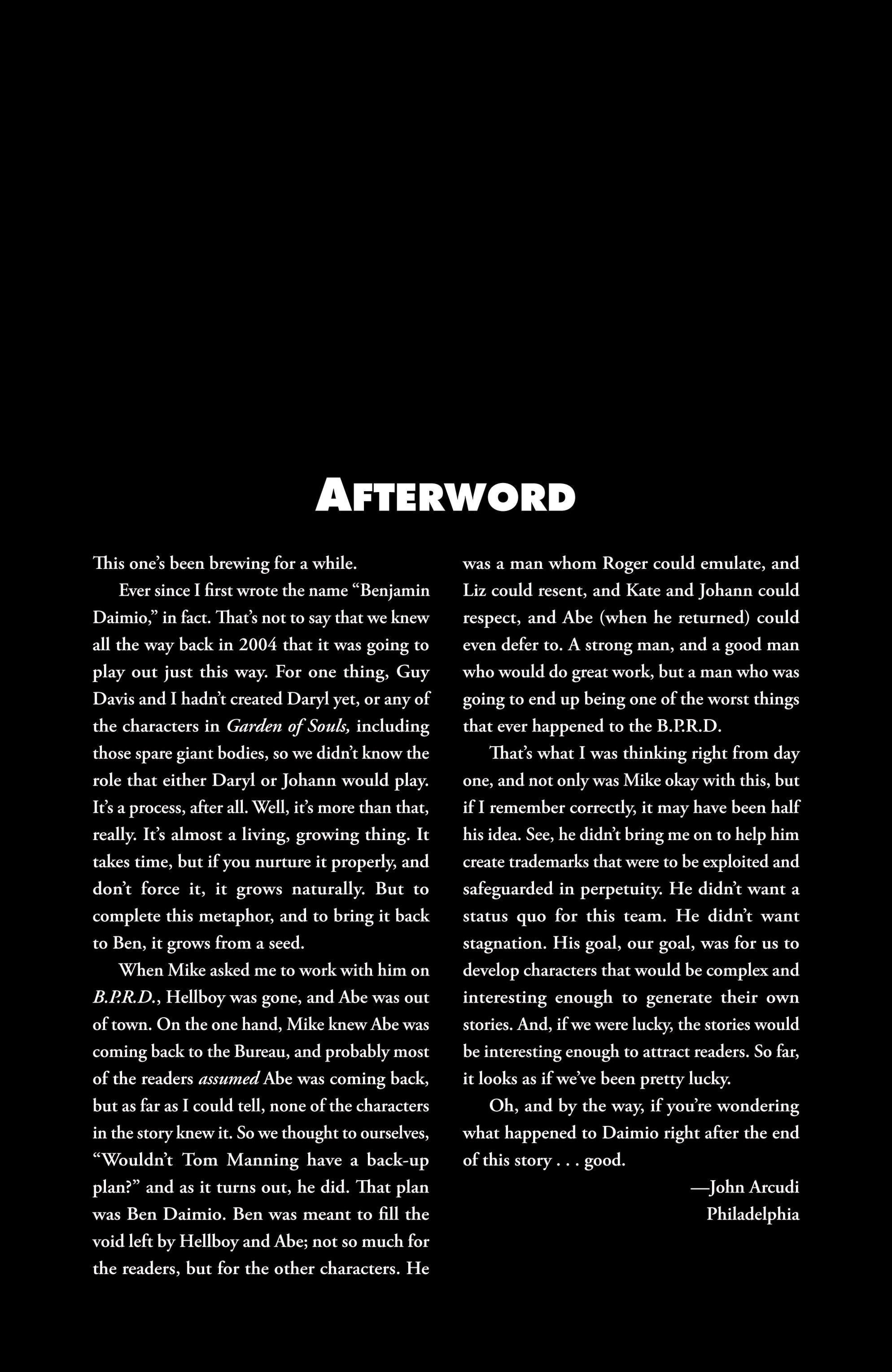 Read online B.P.R.D.: Hollow Earth and Other Stories comic -  Issue # TPB 8 - 136