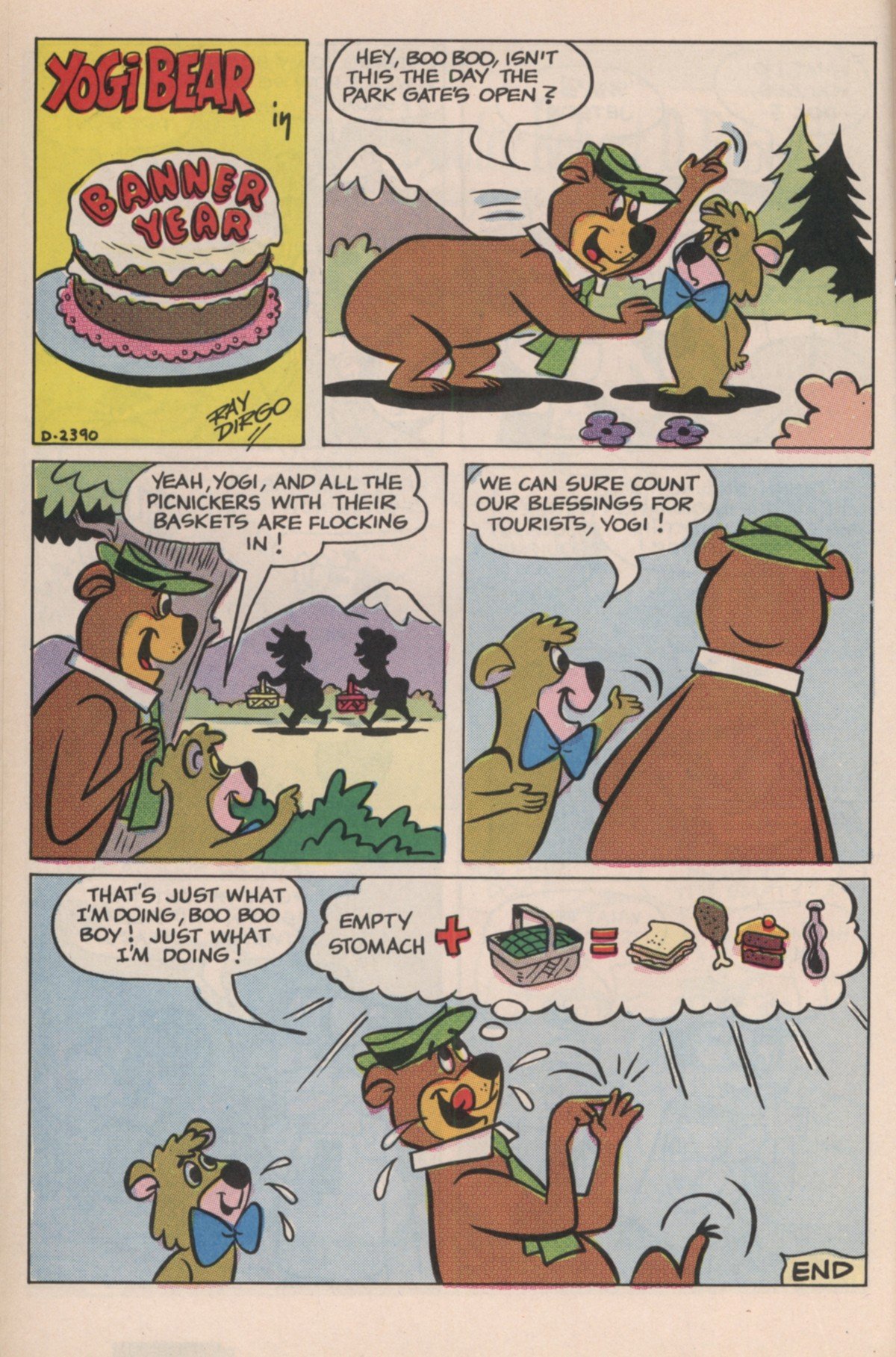 Read online Hanna Barbera Giant Size comic -  Issue #2 - 64