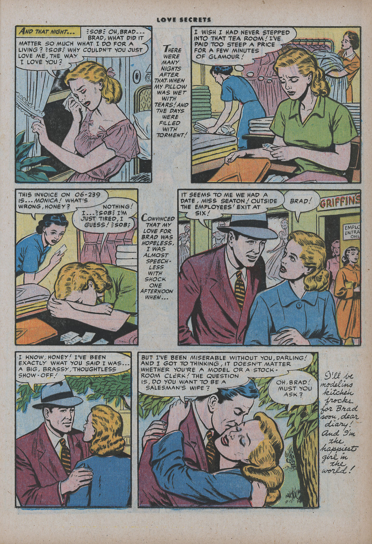Read online Love Secrets (1953) comic -  Issue #47 - 17