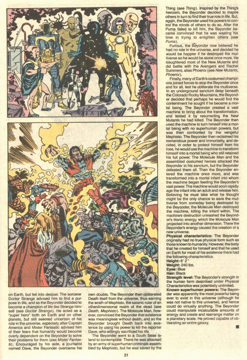 Read online The Official Handbook of the Marvel Universe Deluxe Edition comic -  Issue #16 - 23