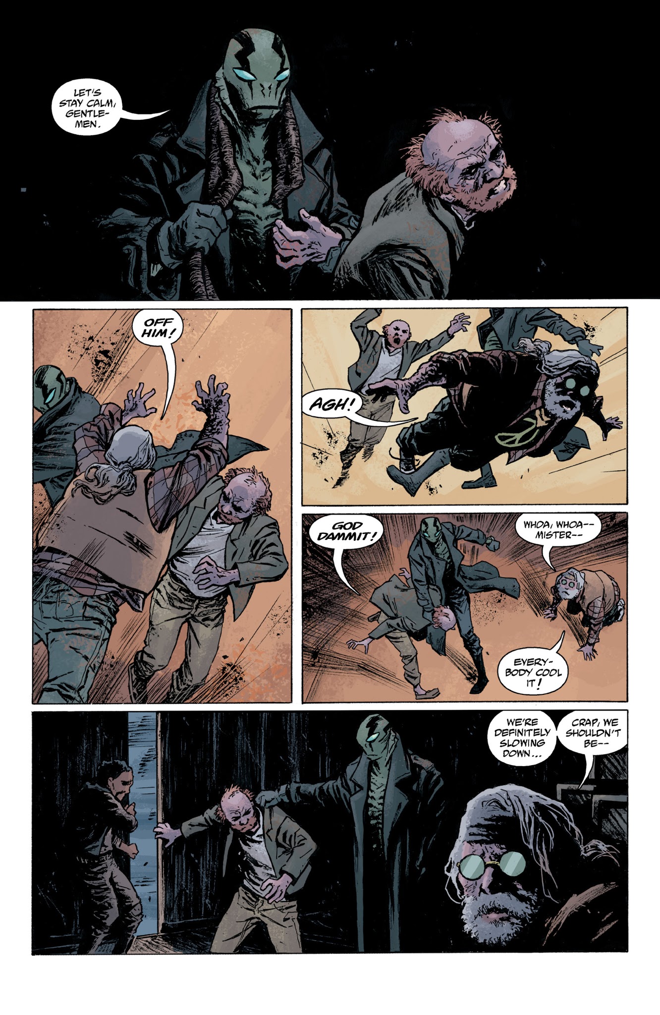 Read online Abe Sapien: Dark and Terrible and The New Race of Man comic -  Issue # TPB - 25