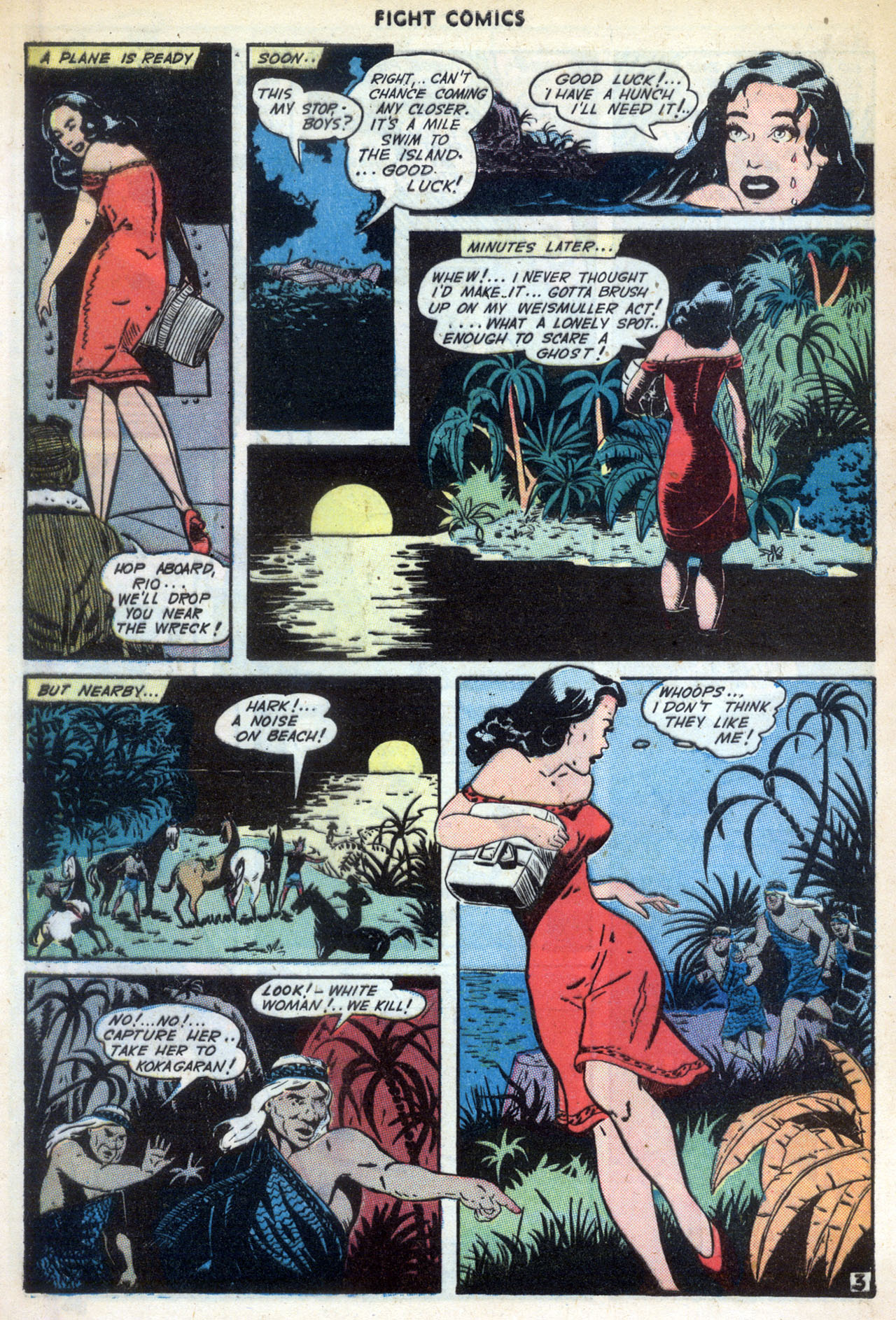 Read online Fight Comics comic -  Issue #34 - 44