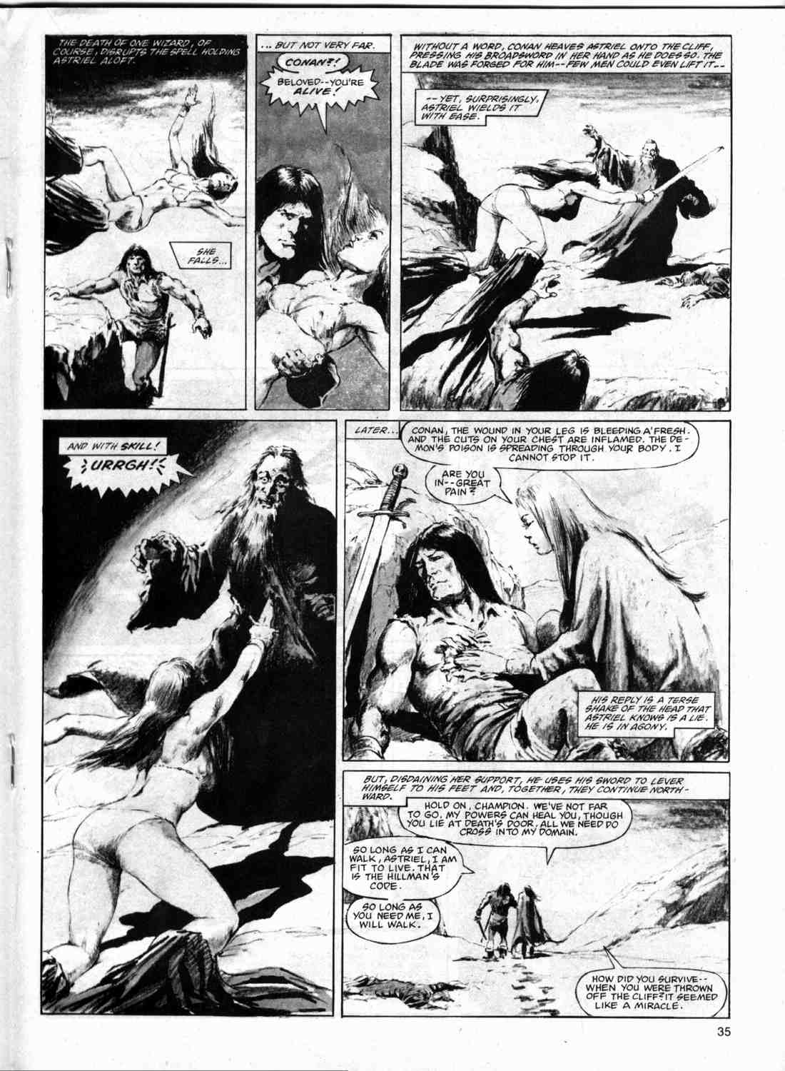 Read online The Savage Sword Of Conan comic -  Issue #74 - 34