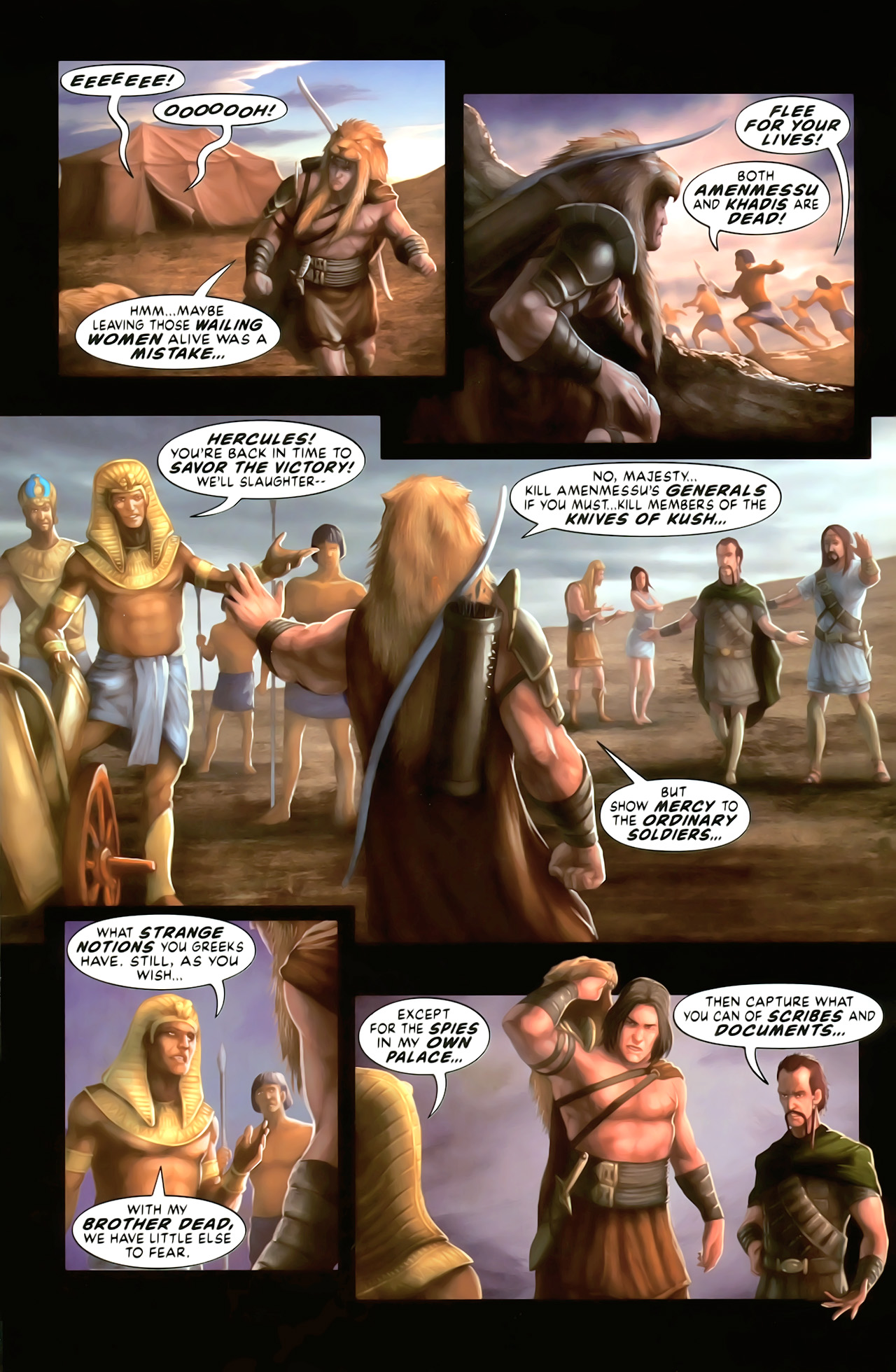 Read online Hercules: The Knives of Kush comic -  Issue #5 - 14