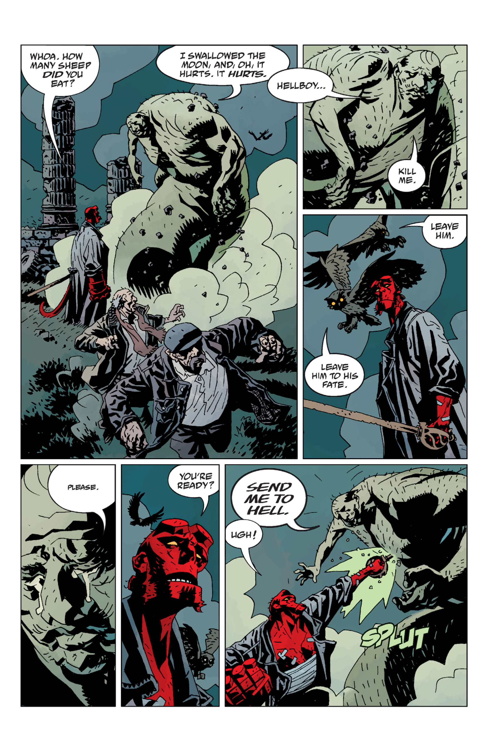 Read online Hellboy comic -  Issue #8 - 158