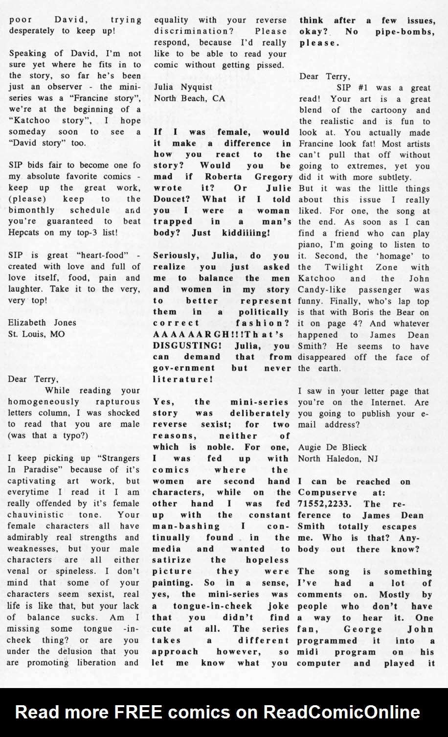 Read online Strangers in Paradise (1994) comic -  Issue #2 - 25