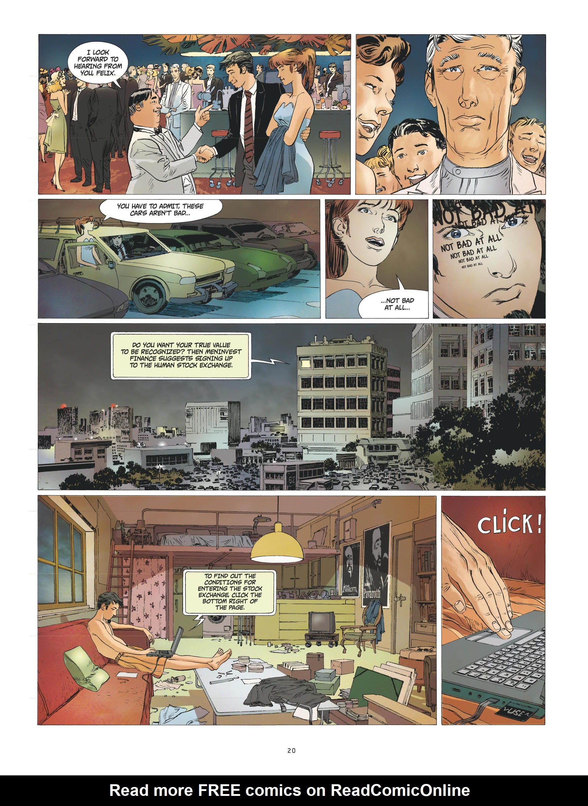 Read online Human Stock Exchange comic -  Issue #1 - 20
