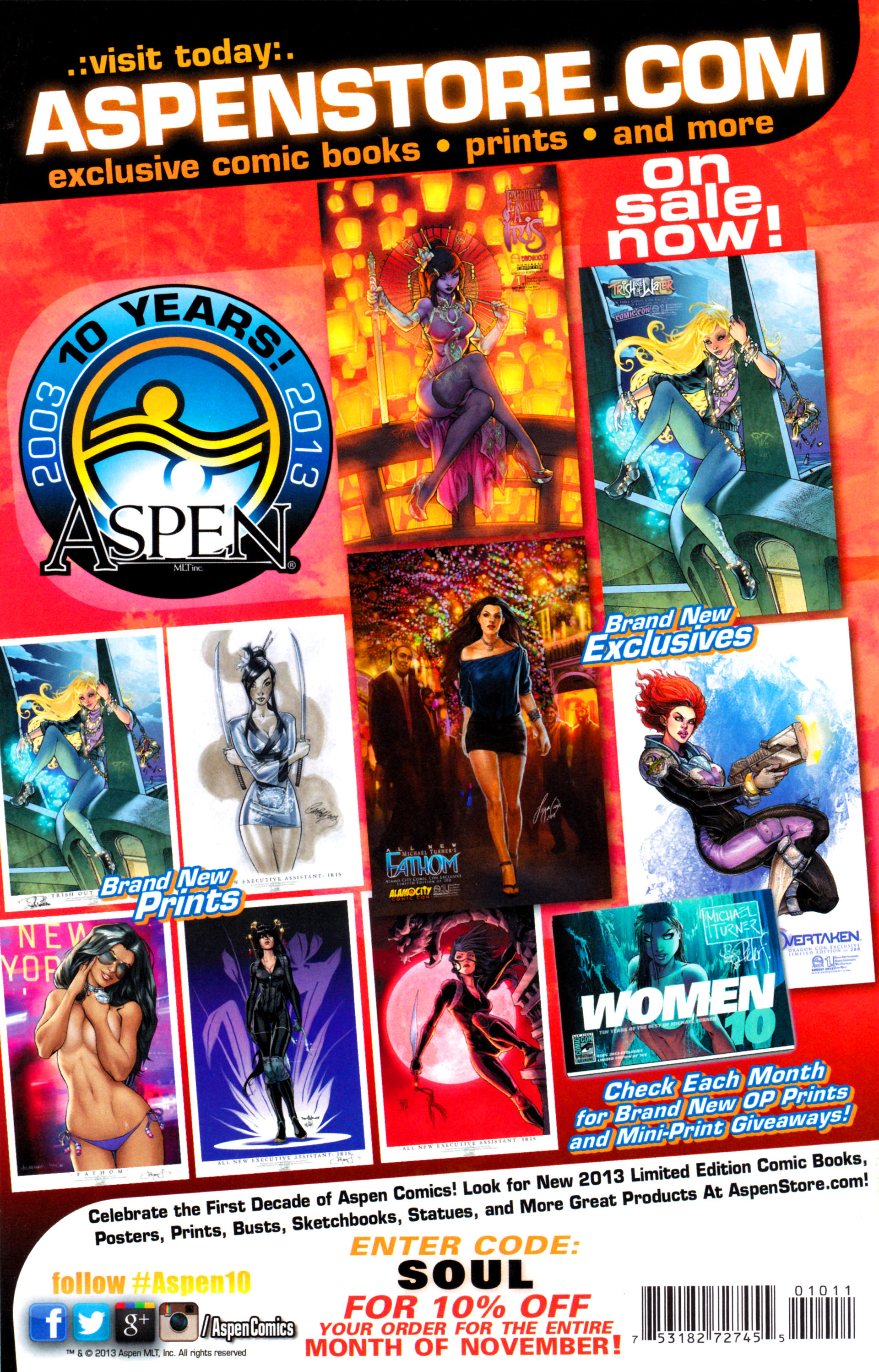 Read online Michael Turner's Soulfire (2013) comic -  Issue #1 - 30
