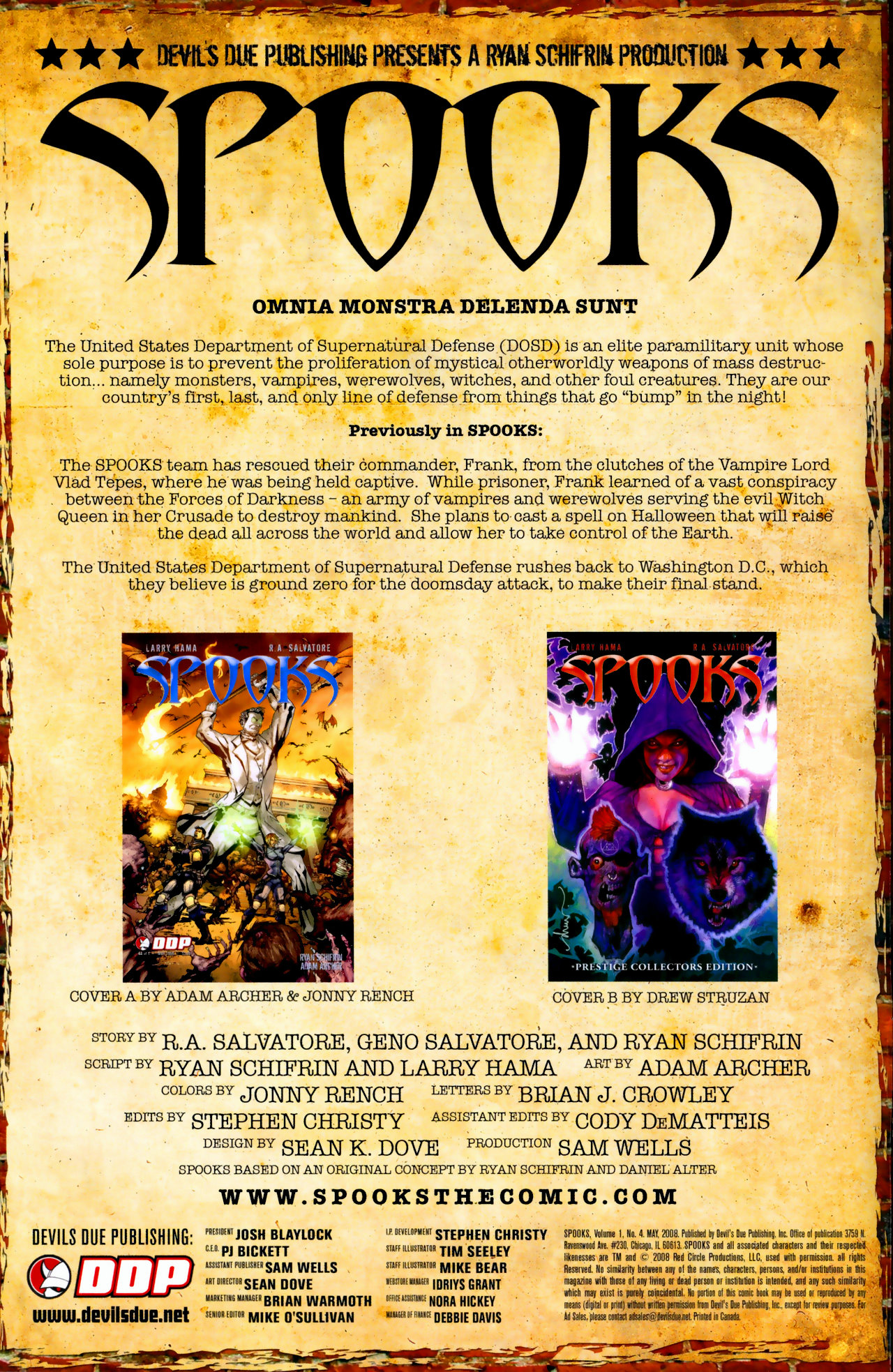 Read online Spooks comic -  Issue #4 - 3