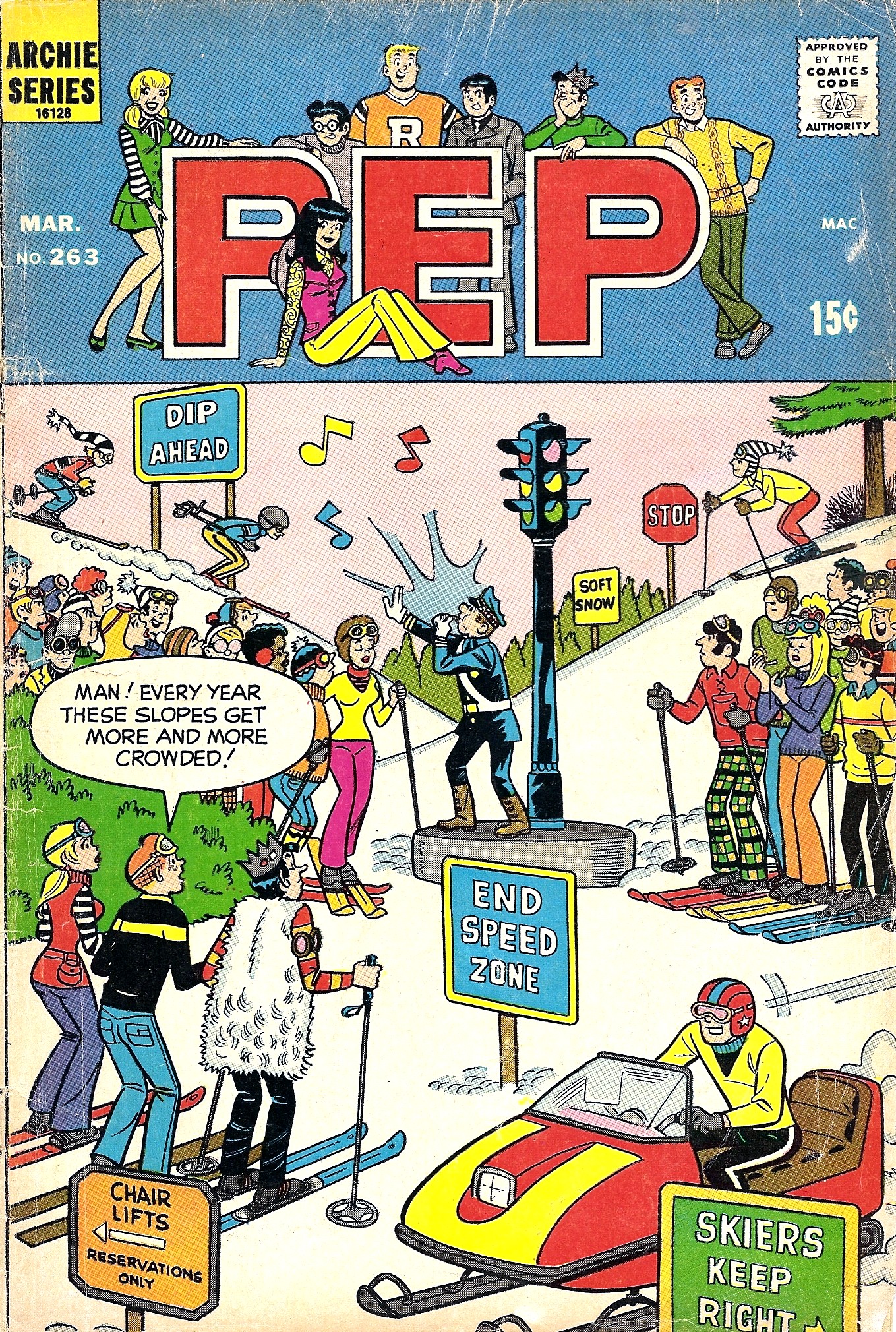 Read online Pep Comics comic -  Issue #263 - 1