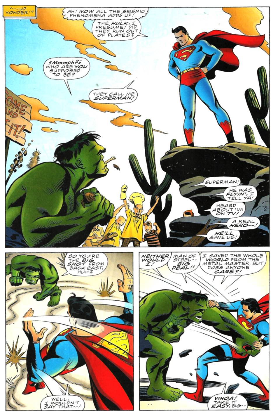 Read online Incredible Hulk vs Superman comic -  Issue # Full - 10