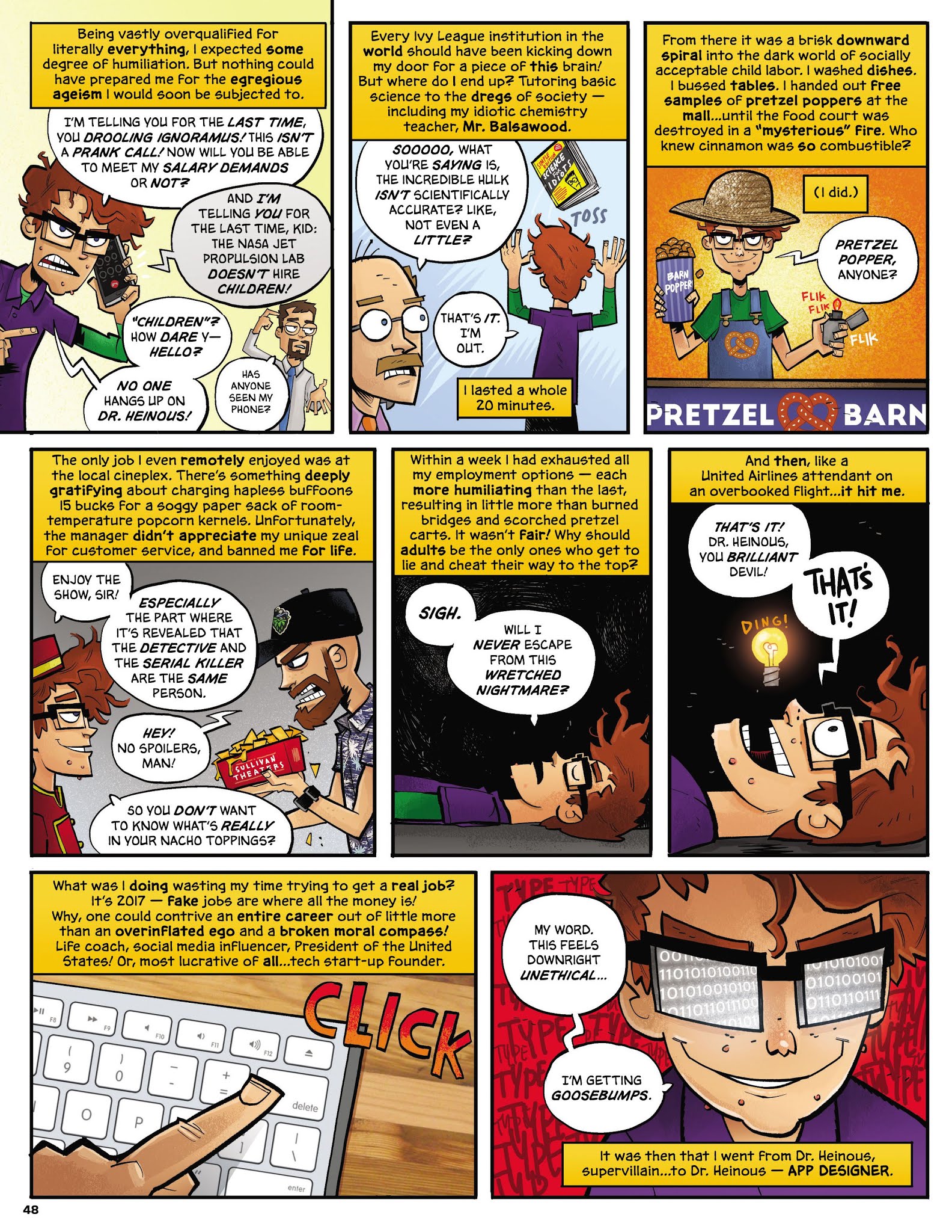 Read online MAD comic -  Issue #547 - 50