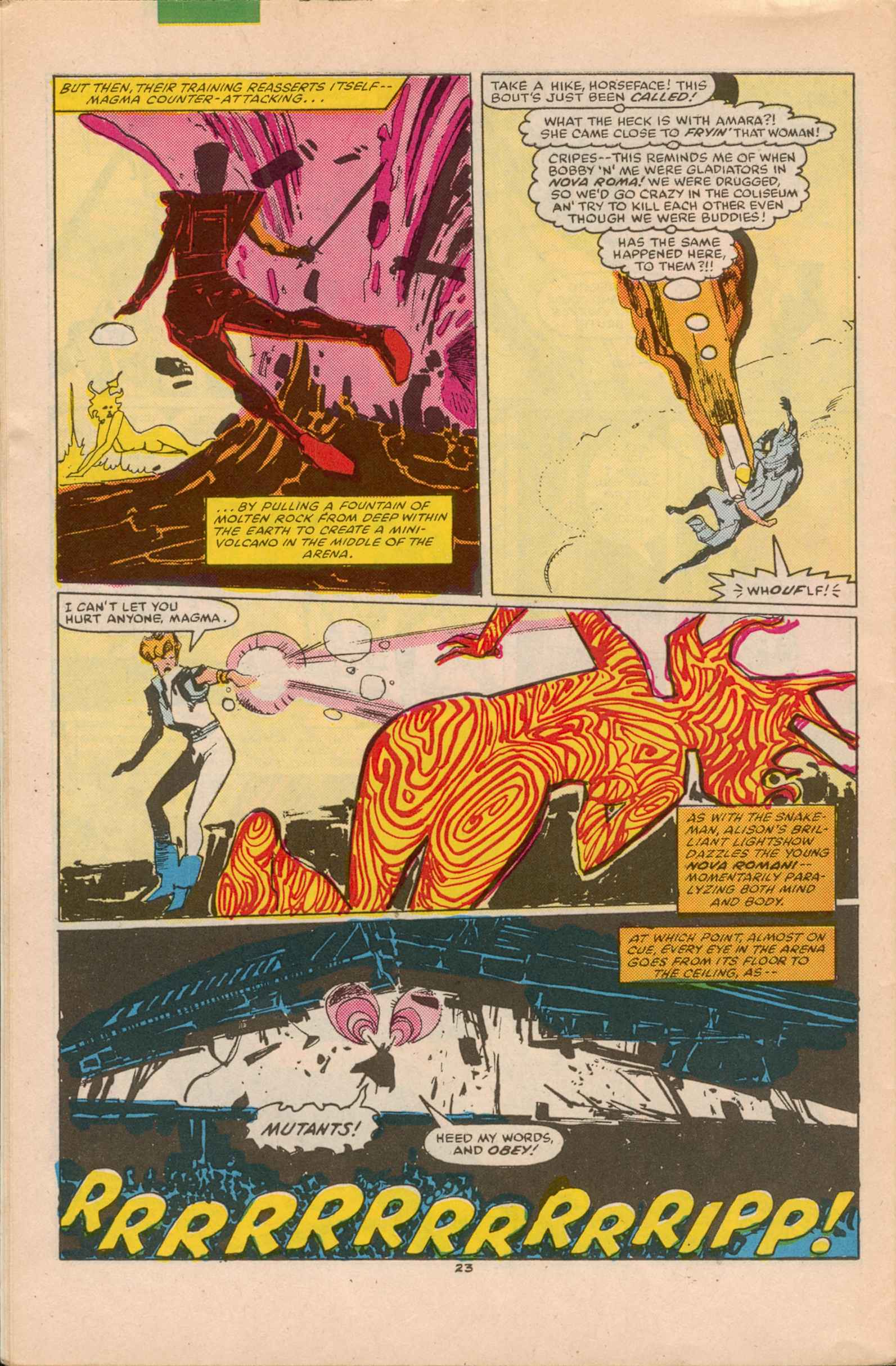 Read online The New Mutants comic -  Issue #29 - 23