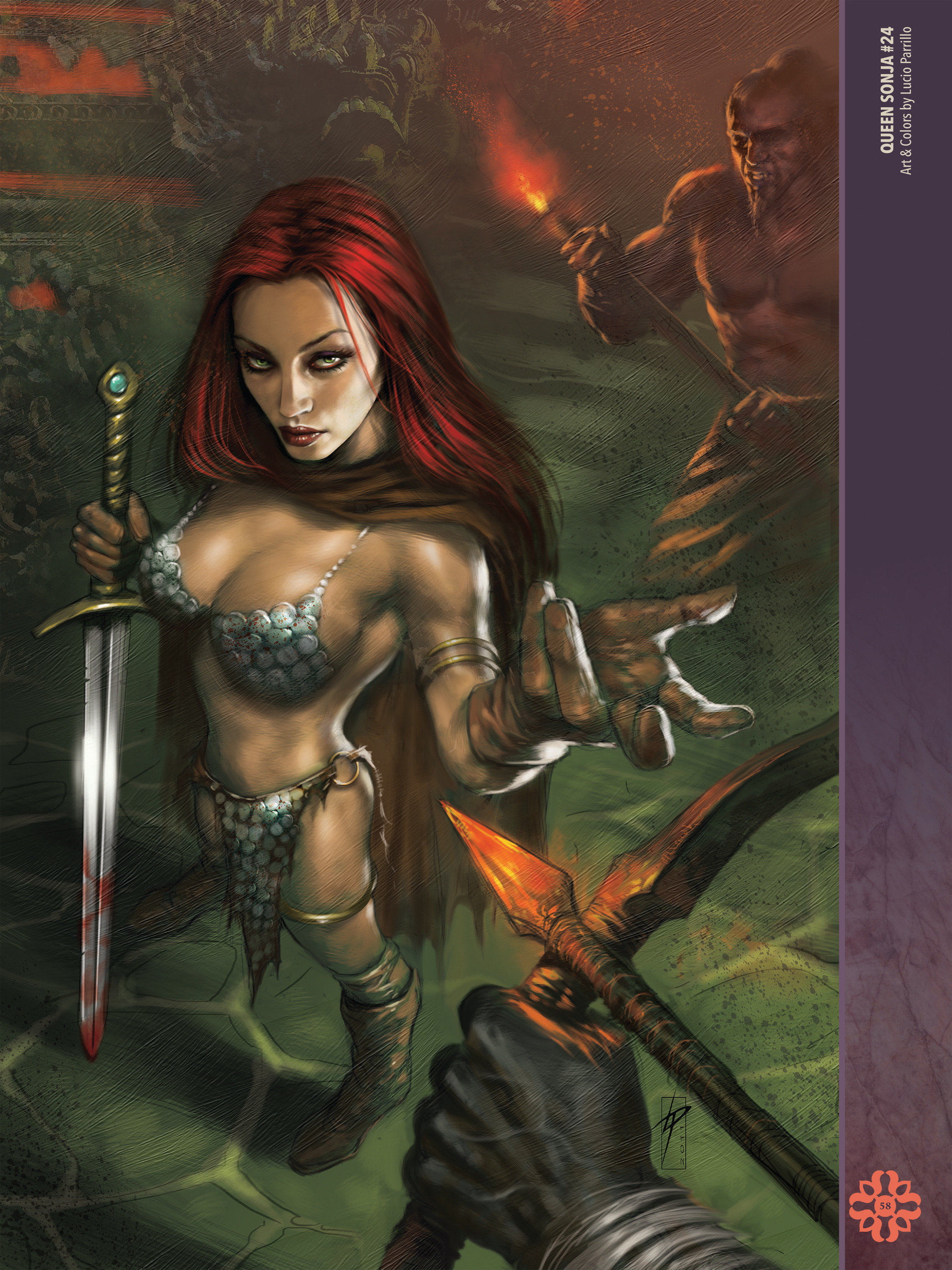 Read online The Art of Red Sonja comic -  Issue # TPB 2 (Part 1) - 58