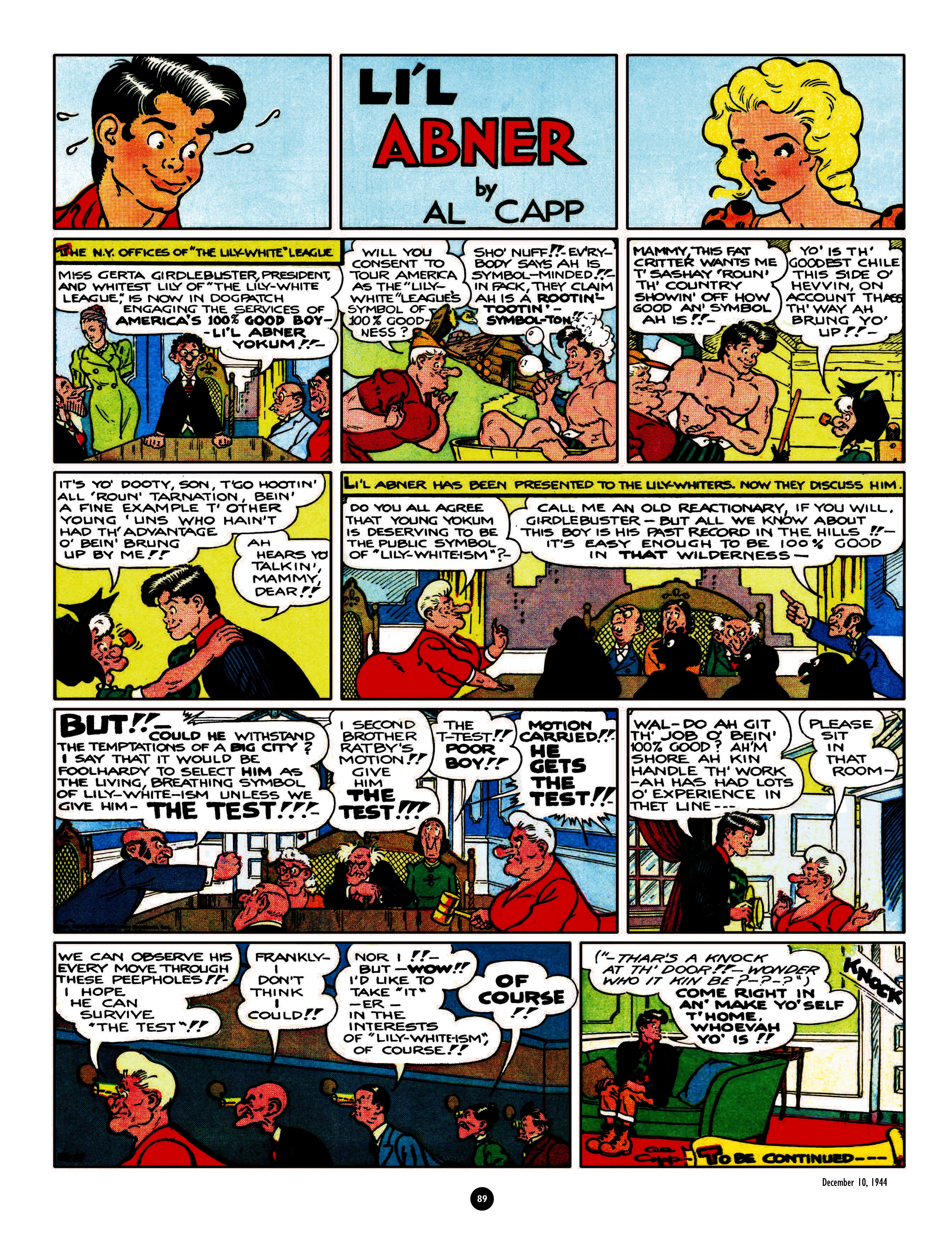 Read online Al Capp's Li'l Abner Complete Daily & Color Sunday Comics comic -  Issue # TPB 6 (Part 1) - 89