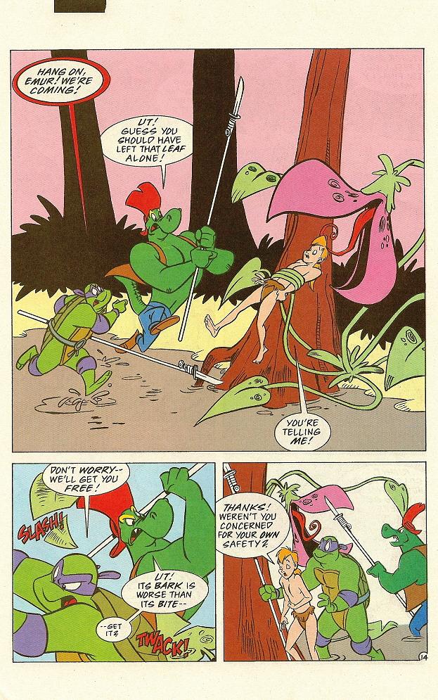 Read online Teenage Mutant Ninja Turtles Presents: Donatello and Leatherhead comic -  Issue #2 - 14