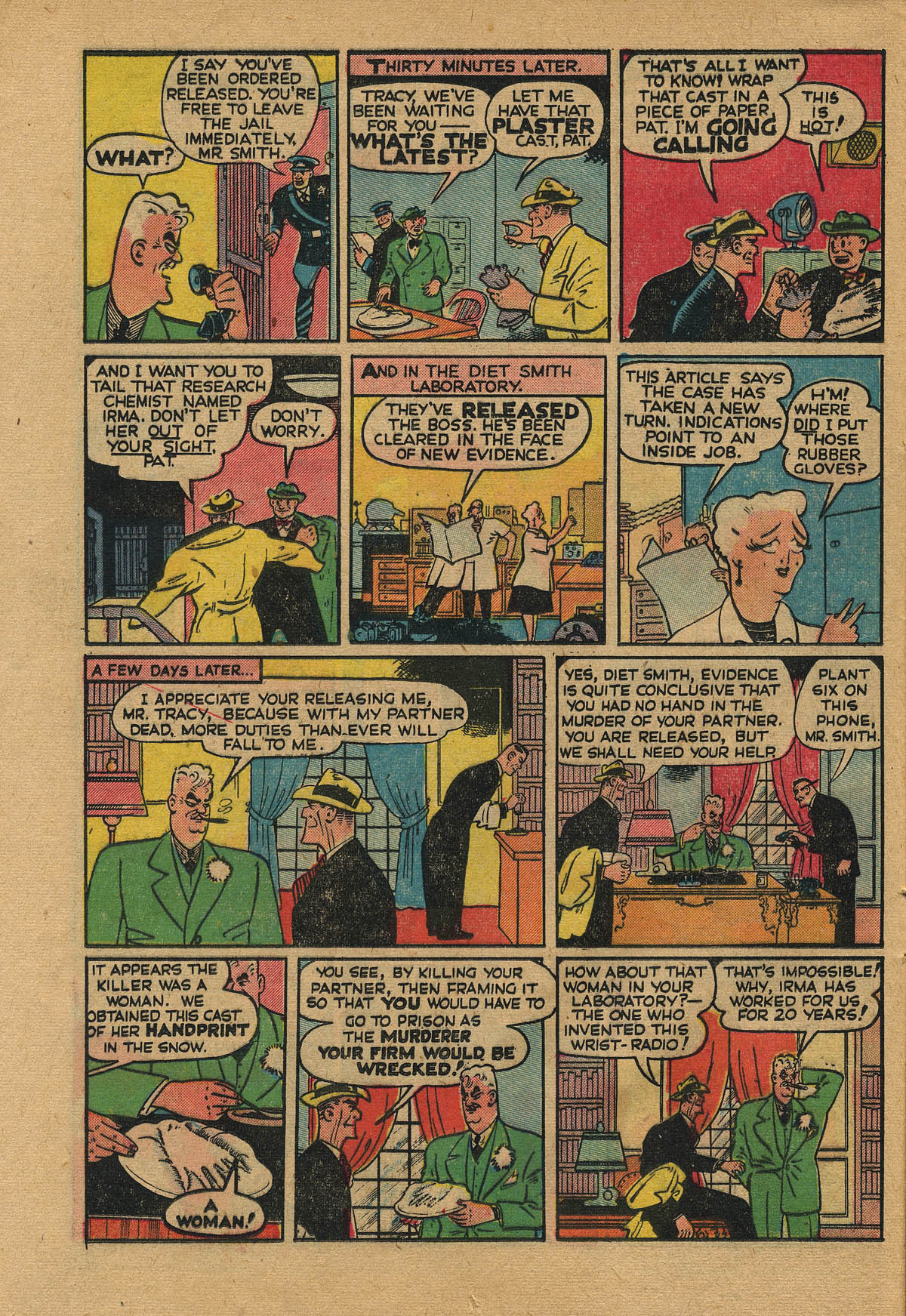 Read online Dick Tracy comic -  Issue #40 - 12