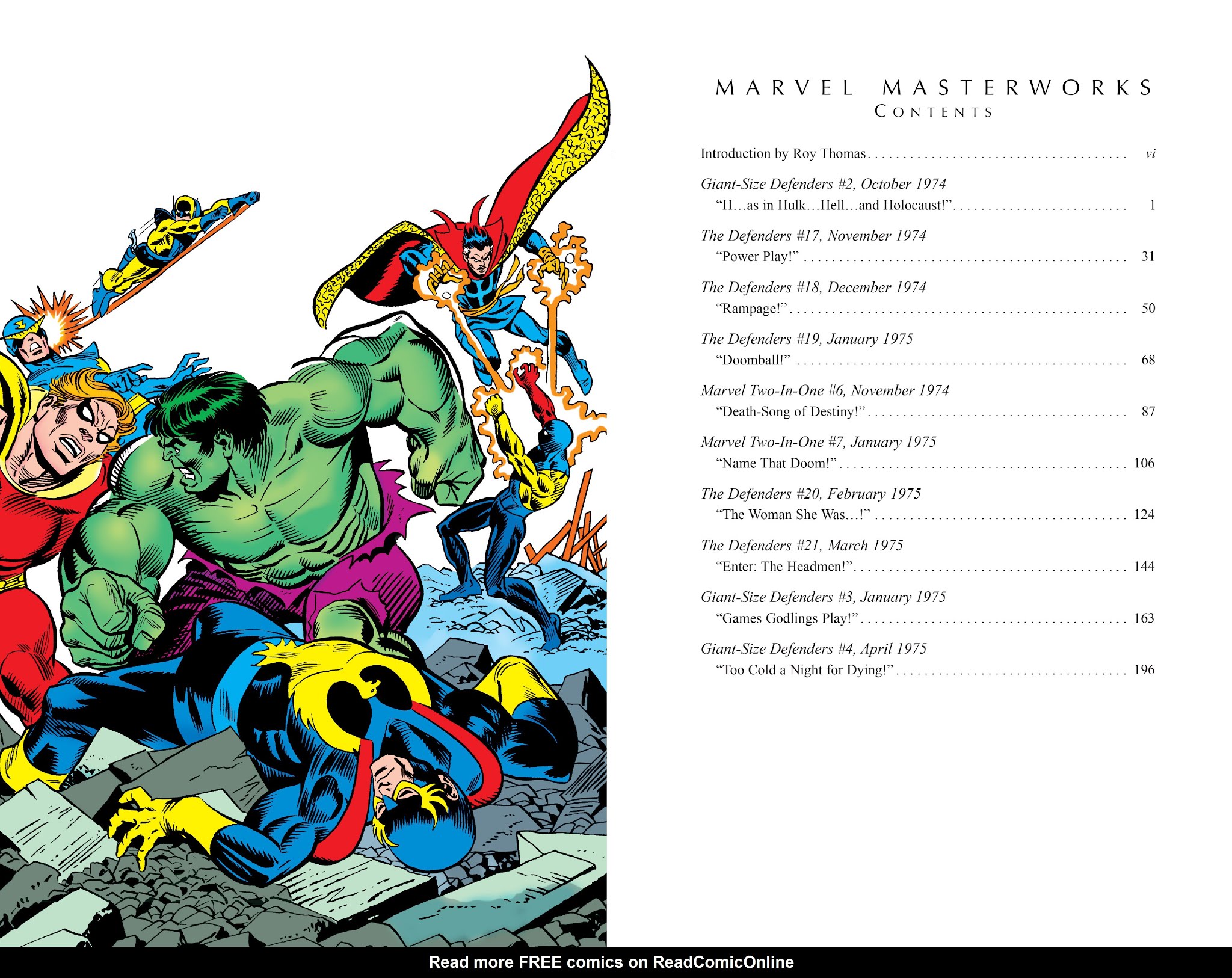 Read online Marvel Masterworks: The Defenders comic -  Issue # TPB 3 (Part 1) - 4
