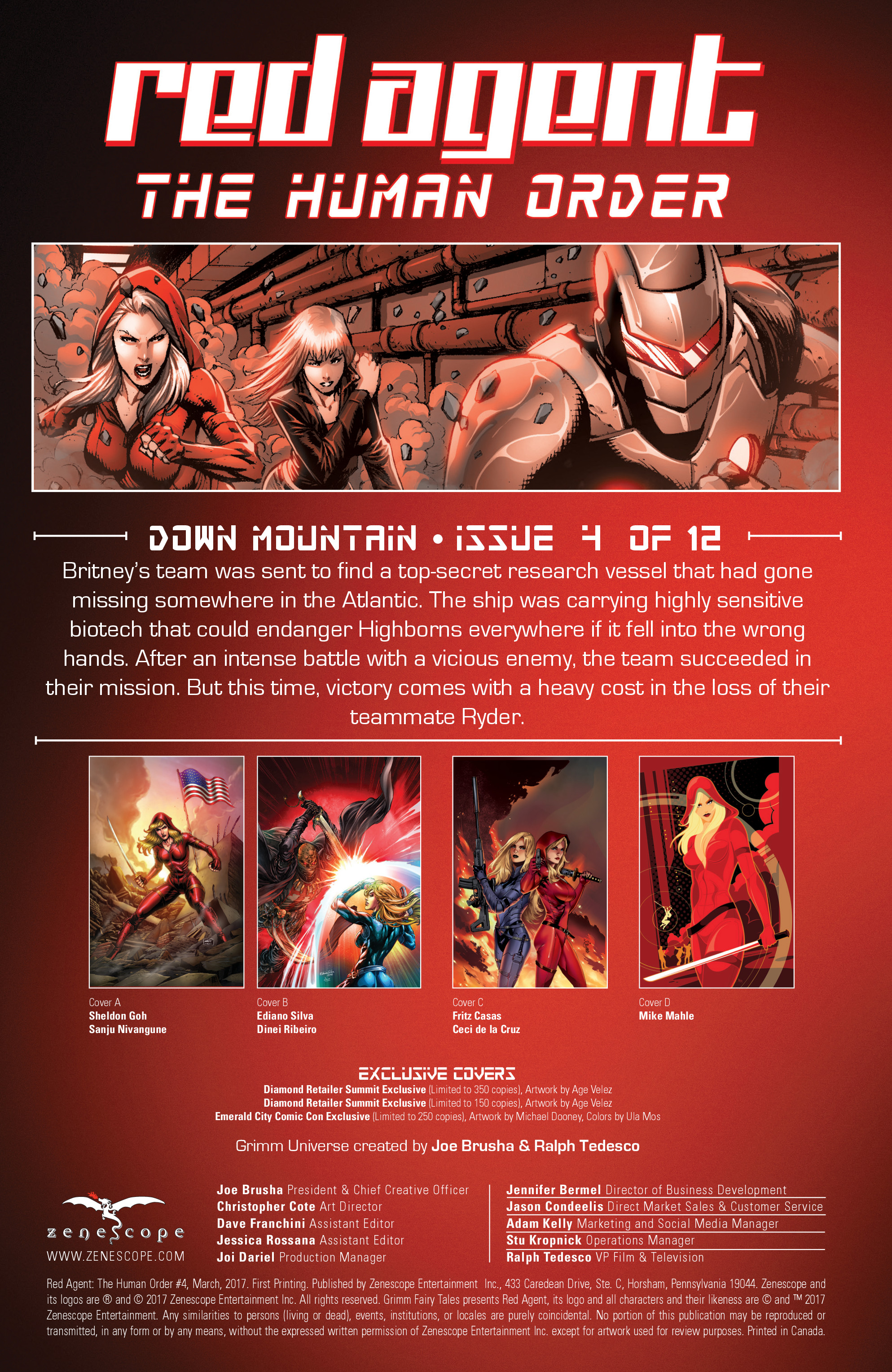 Read online Grimm Fairy Tales presents Red Agent: The Human Order comic -  Issue #4 - 2