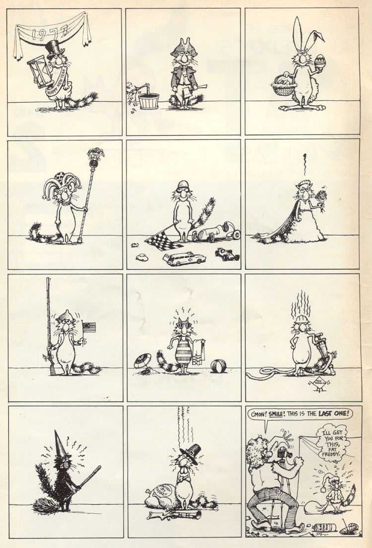 Read online Adventures of Fat Freddy's Cat comic -  Issue #2 - 2