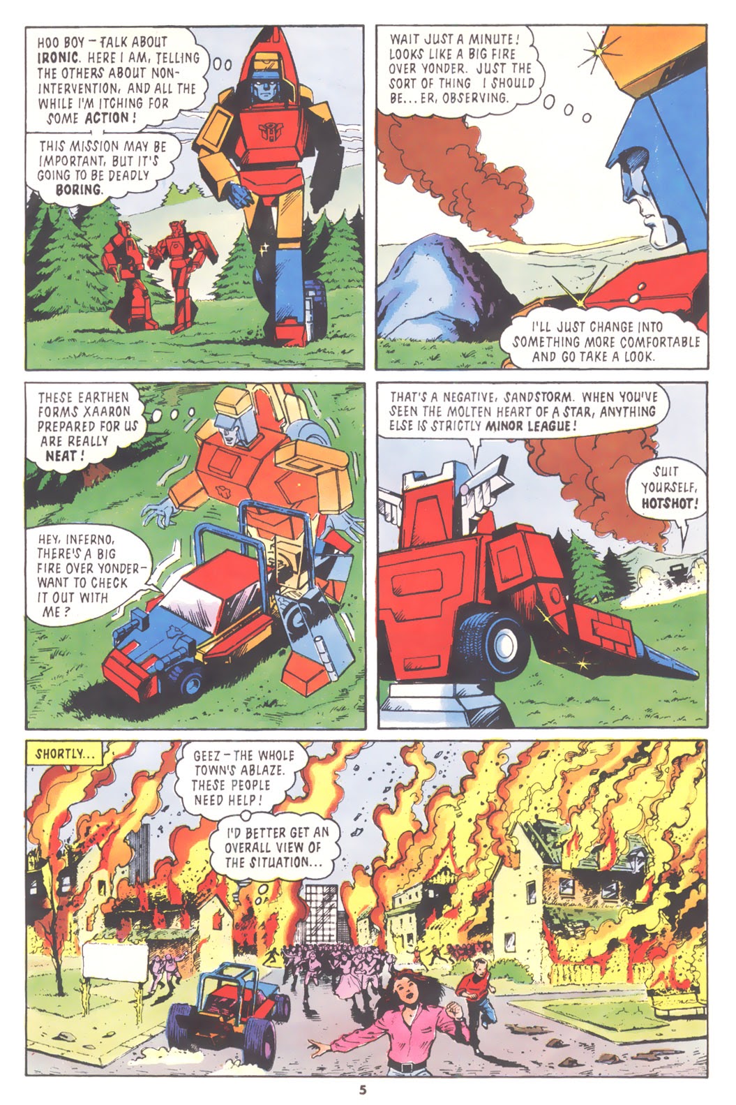Read online The Transformers (UK) comic -  Issue #188 - 5