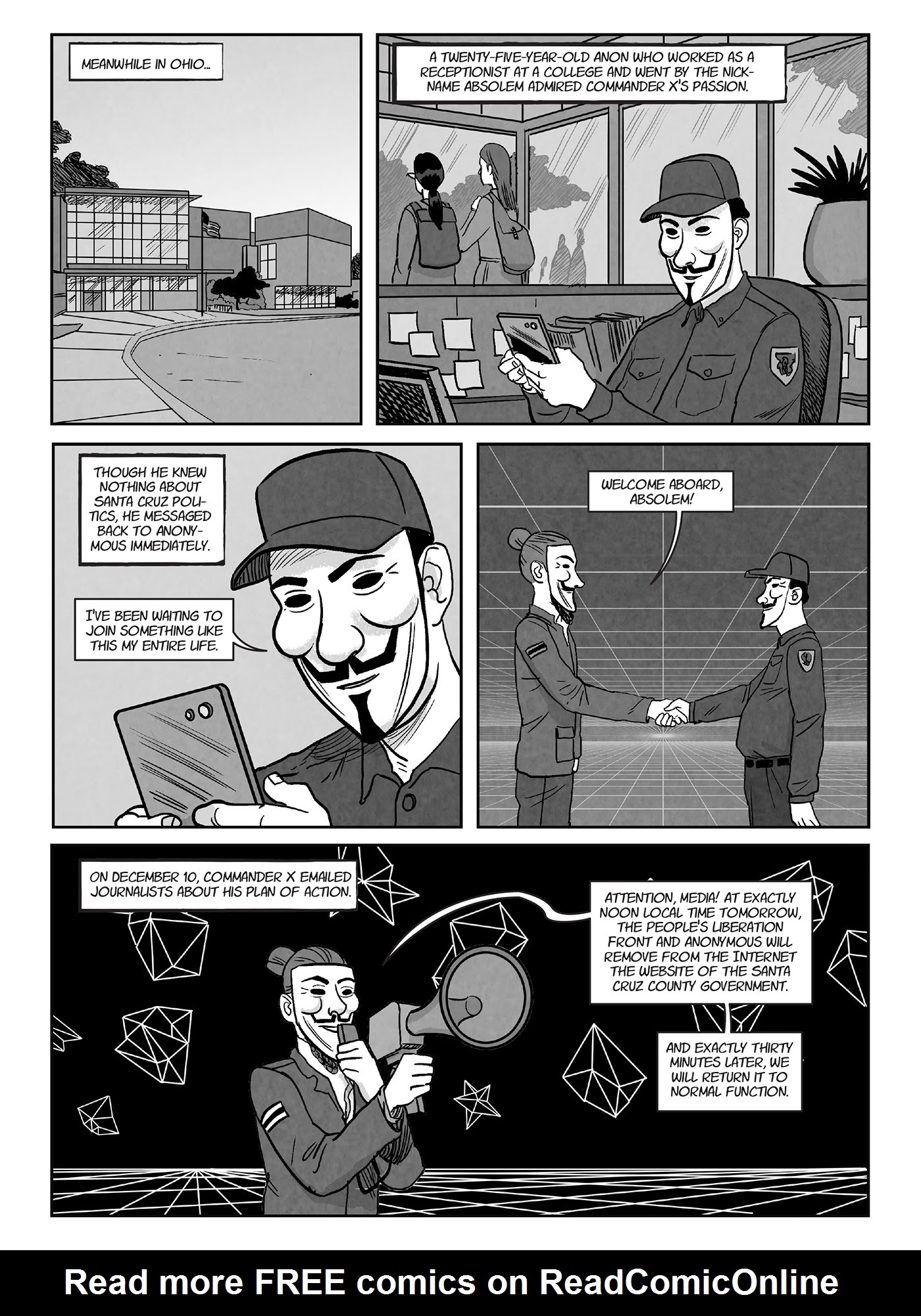 Read online A for Anonymous: How a Mysterious Hacker Collective Transformed the World comic -  Issue # TPB - 65